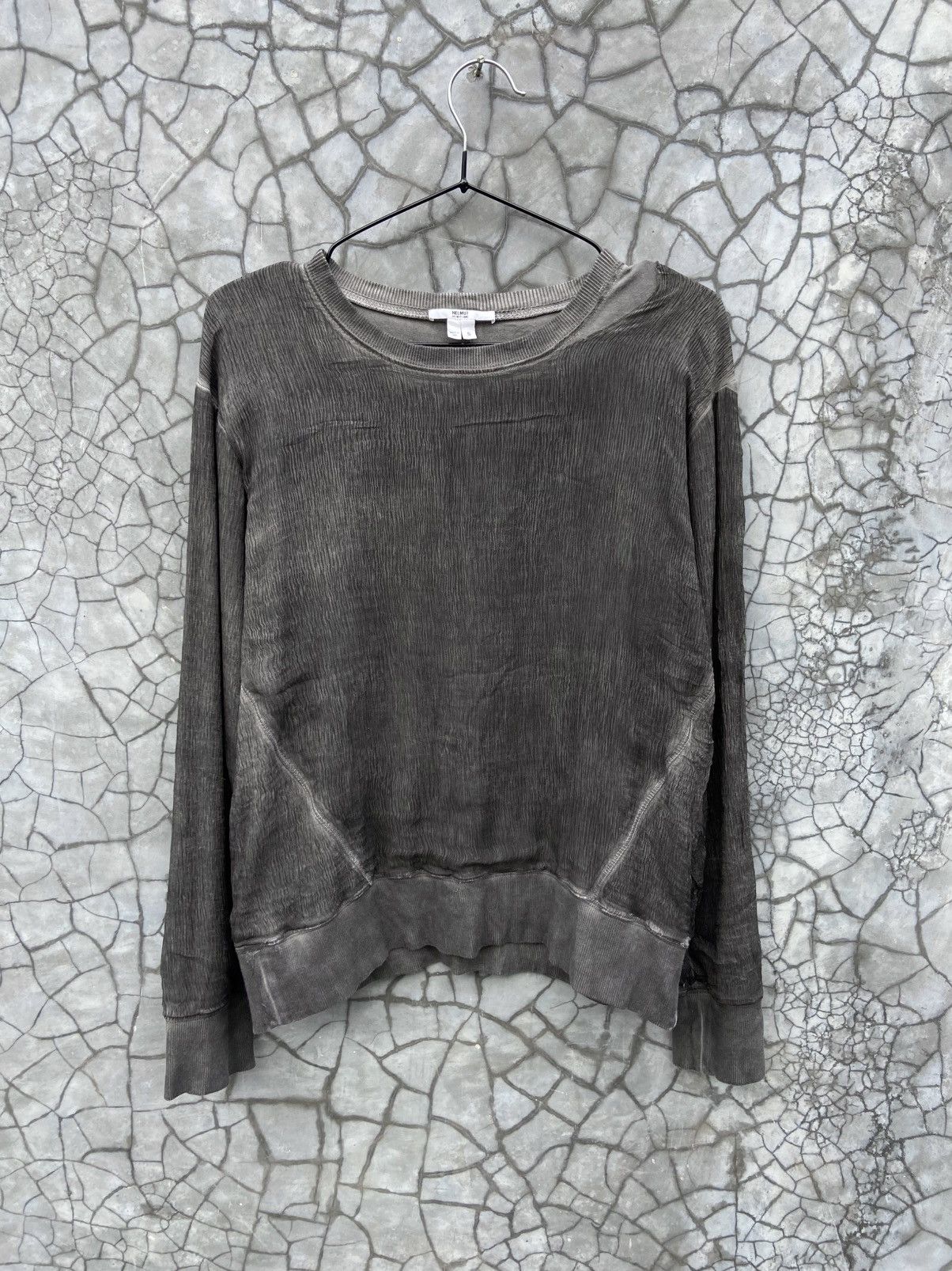 Helmut Lang Offer‼️ Helmut Lang Aesthetic Destroy Distressed Sweatshirt Size US S / EU 44-46 / 1 - 3 Thumbnail