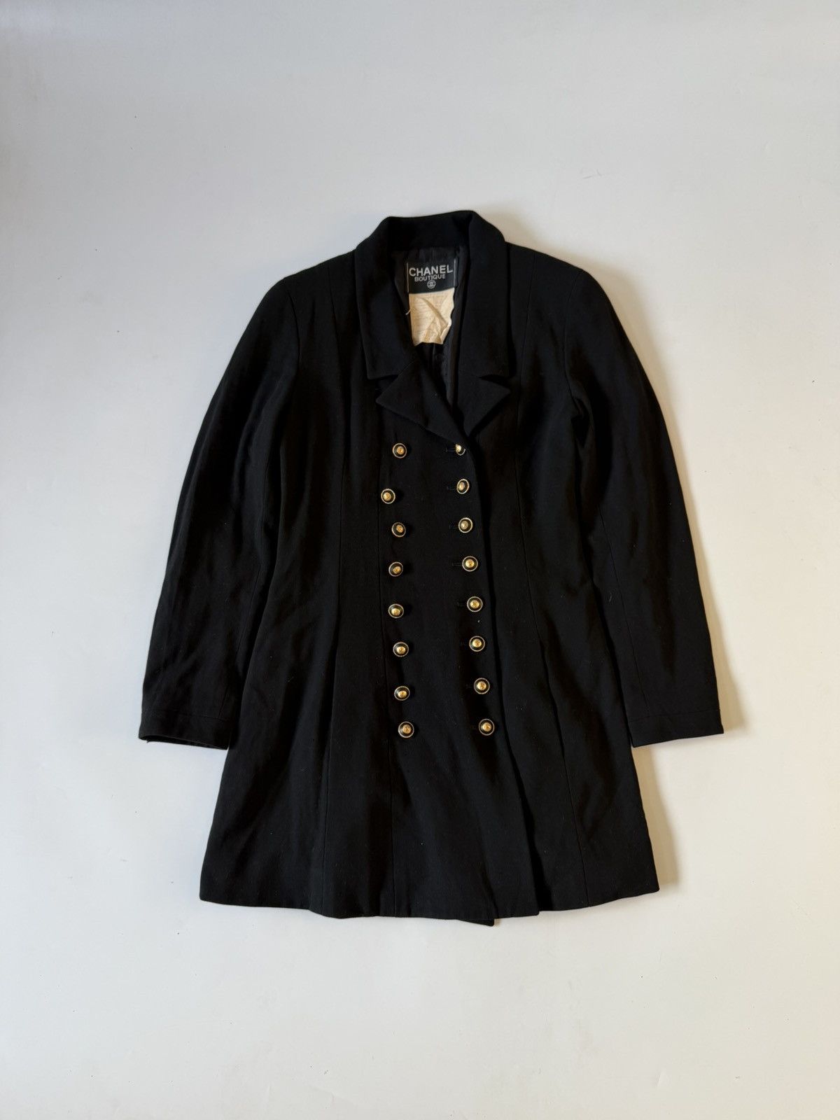 Chanel Chanel Boutique Coco Button Double-Breasted Long Jacket Size XS / US 0-2 / IT 36-38 - 1 Thumbnail