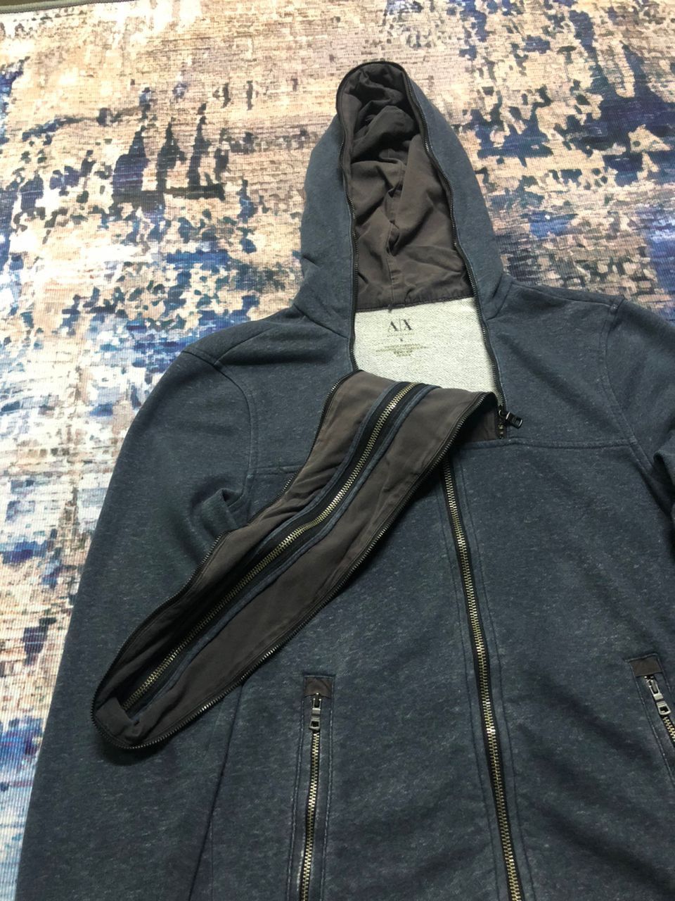 Armani Exchange Sick Y2K Armani Exchange Full Zip Hoodie Rare Size US S / EU 44-46 / 1 - 10 Thumbnail