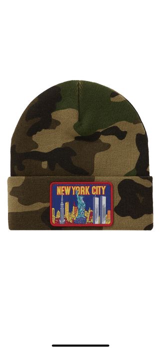 Supreme ny hot sale patch beanie