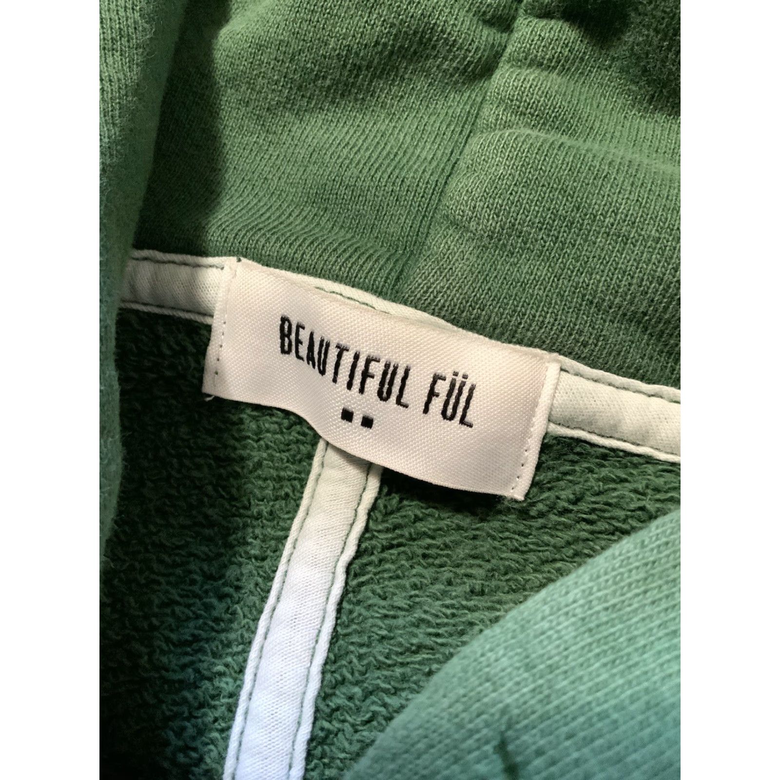 Vintage BTFL Beautiful FUL Black Cat Wranglers Green Terry Fleece Pullover Hoodie M Mens Green Cat Wranglers Hoodie 90s Size US M / EU 48-50 / 2 - 6 Thumbnail
