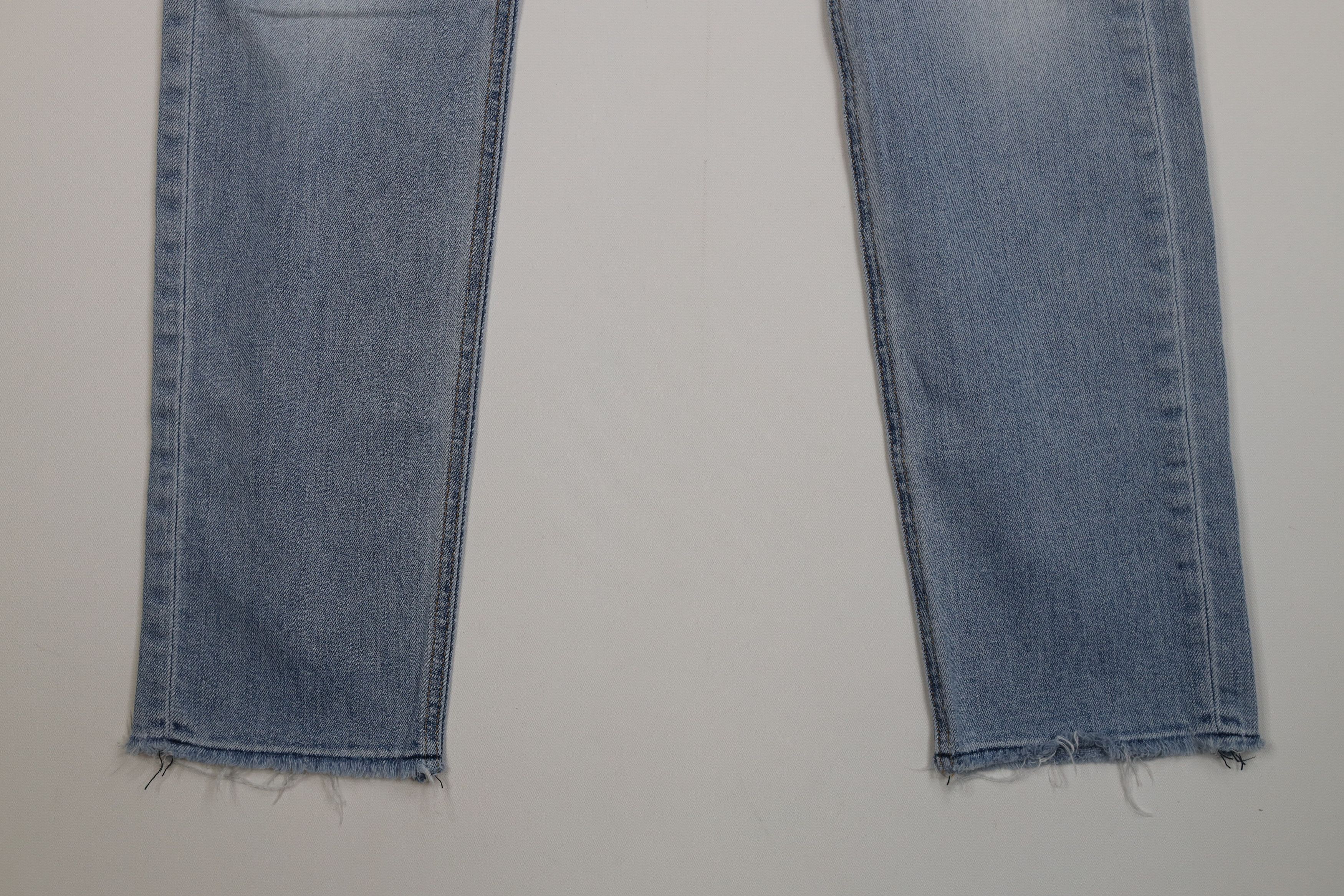 Rag & Bone rag & bone Low Rise Cropped Boyfriend Fit The Dre Jeans Blue Size 27" / US 4 / IT 40 - 4 Thumbnail