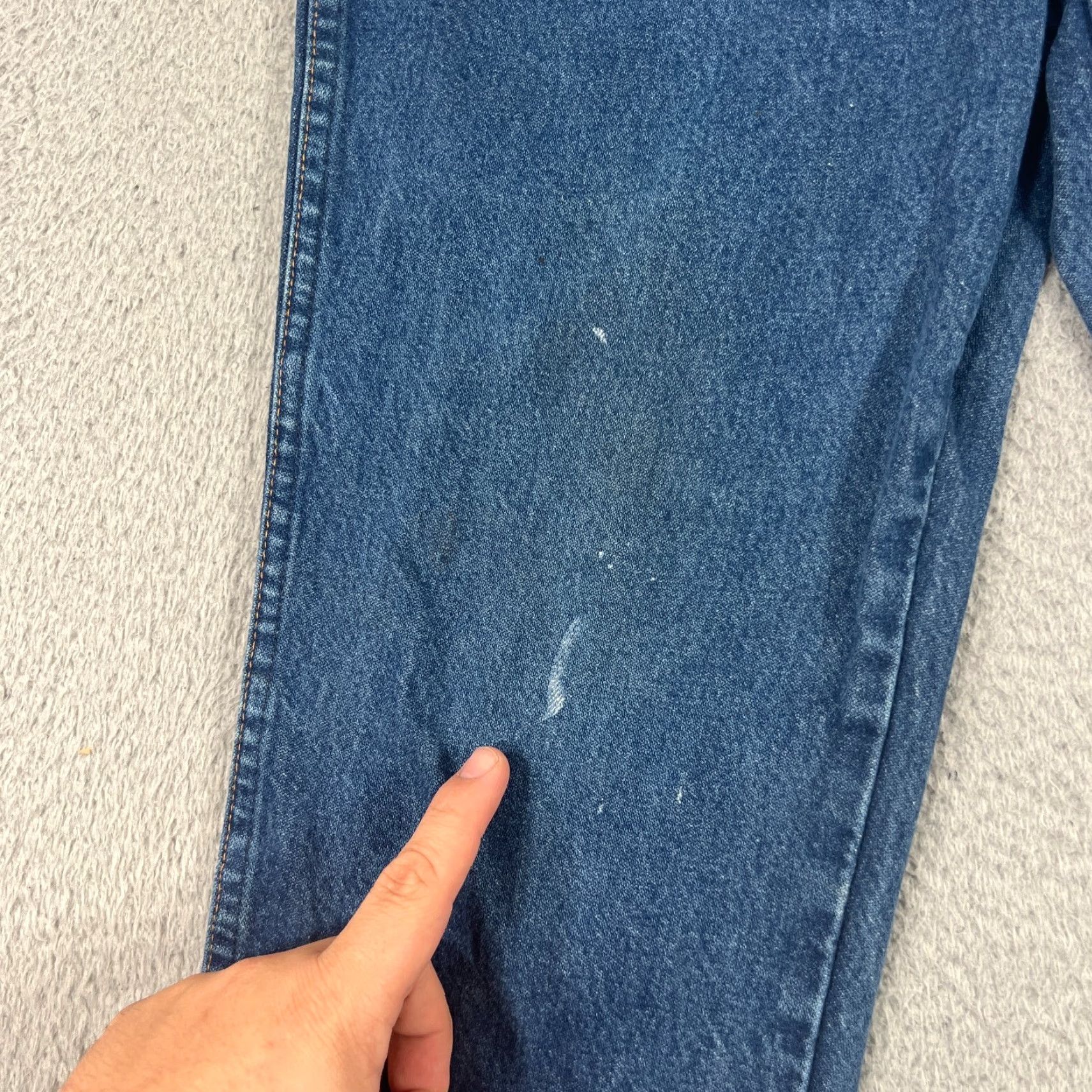 Wrangler VINTAGE Wrangler Cowboy Cut Jeans Mens 34x30 Dark Blue Western Straight Fit Denim Size US 34 / EU 50 - 2 Thumbnail