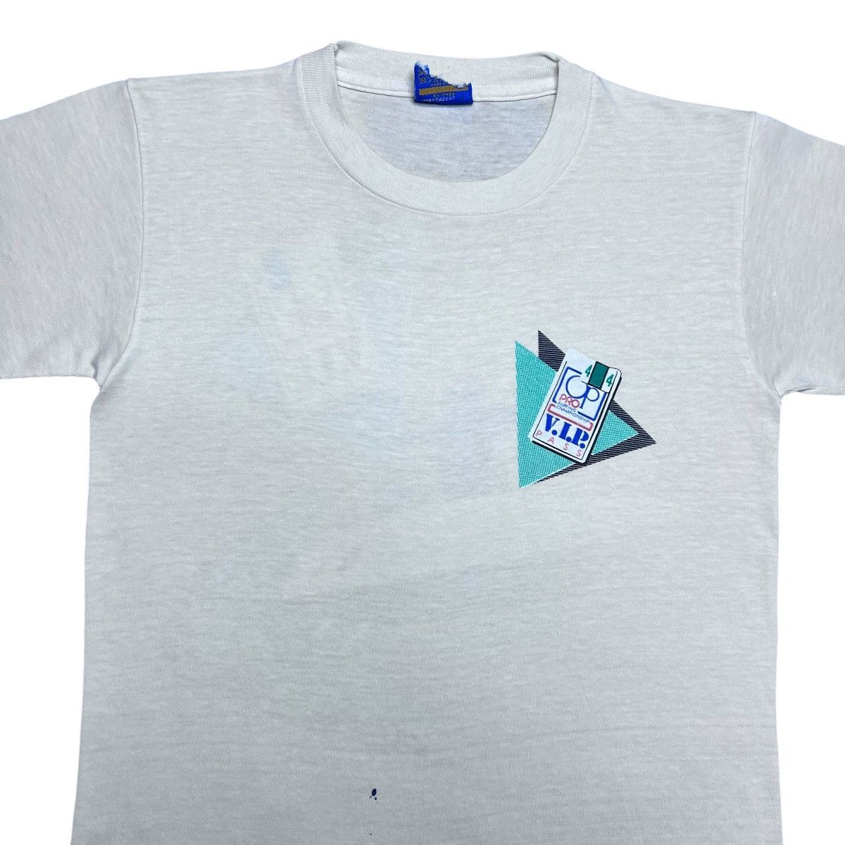 Ocean Pacific Vintage 1980s Ocean Pacific Surfing VIP Pass Graphic T-Shirt Size US XS / EU 42 / 0 - 5 Thumbnail