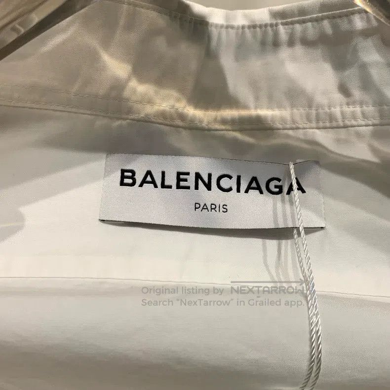 Balenciaga Balenciaga Solid Color Shirt Size XXS / US 00 / IT 34 - 2 Thumbnail