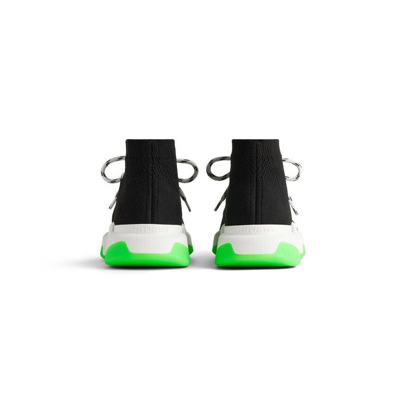 Balenciaga o1w1db11125 Speed 2.0 Lace-up Recycled Knit Sneakers Black Size US 12 / EU 45 - 5 Thumbnail
