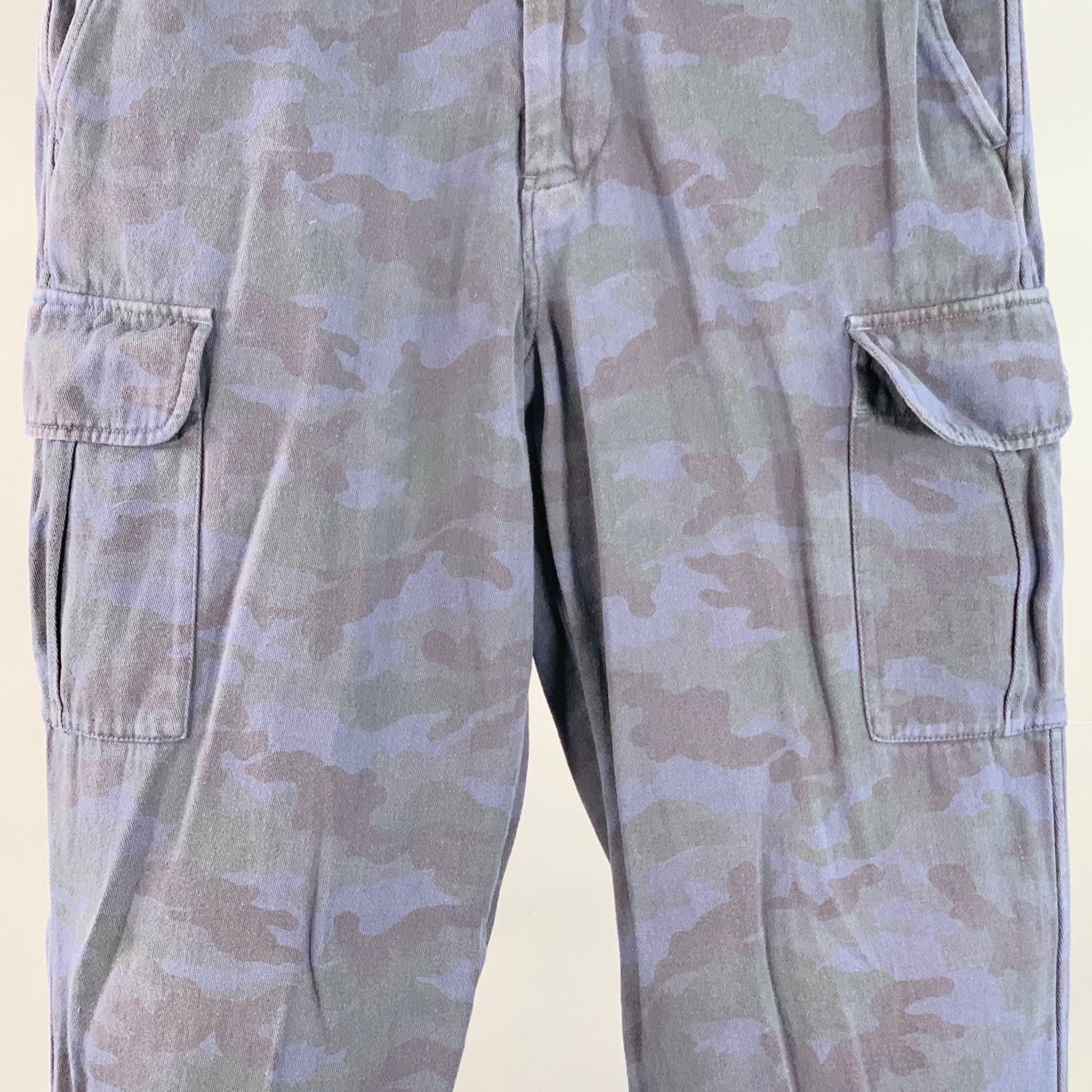 Paul Smith PS by PAUL SMITH Blue Grey Camouflage Cargo Zip Fly Pants Size US 30 / EU 46 - 2 Thumbnail