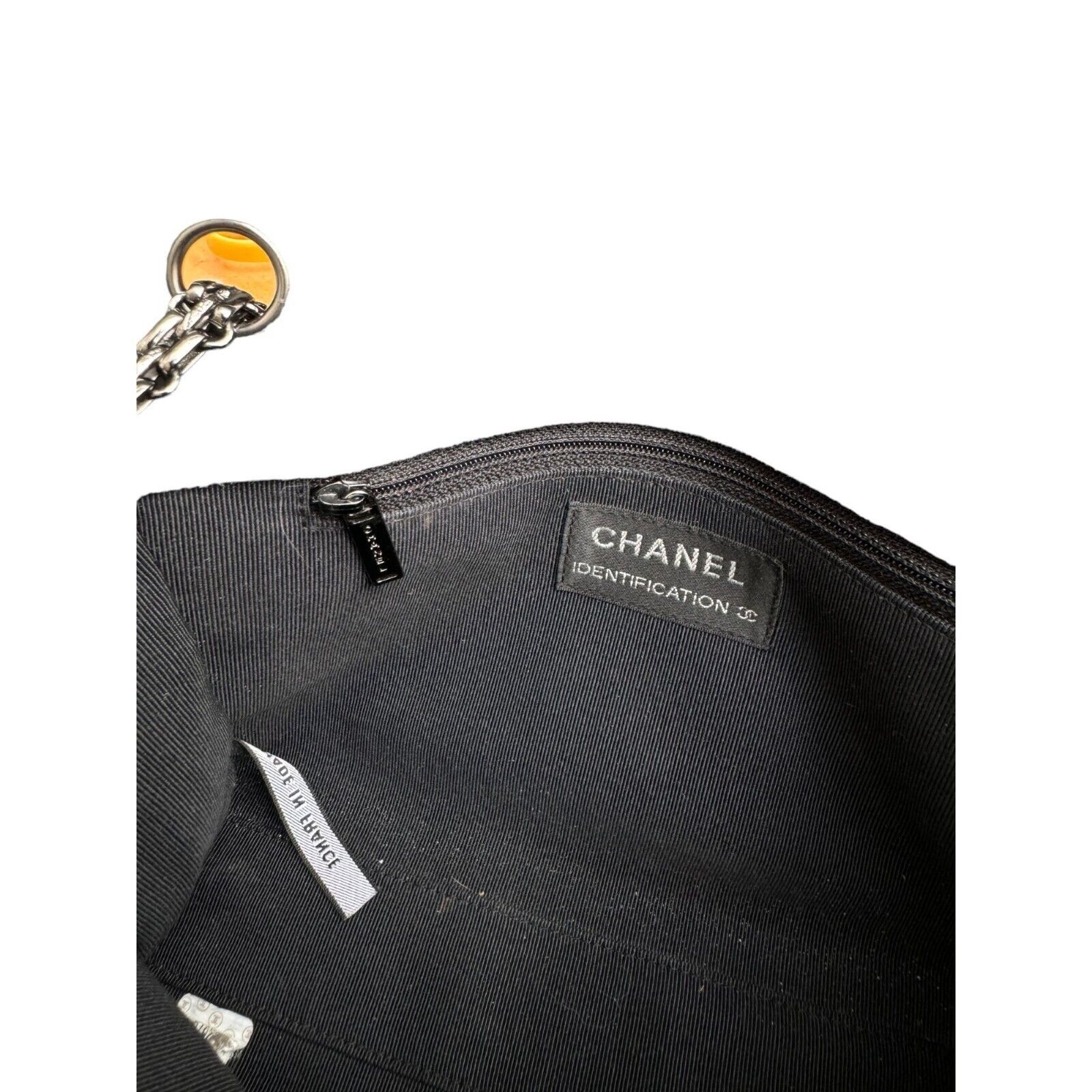 Chanel Grey Suede Leather Bag Size ONE SIZE - 10 Thumbnail