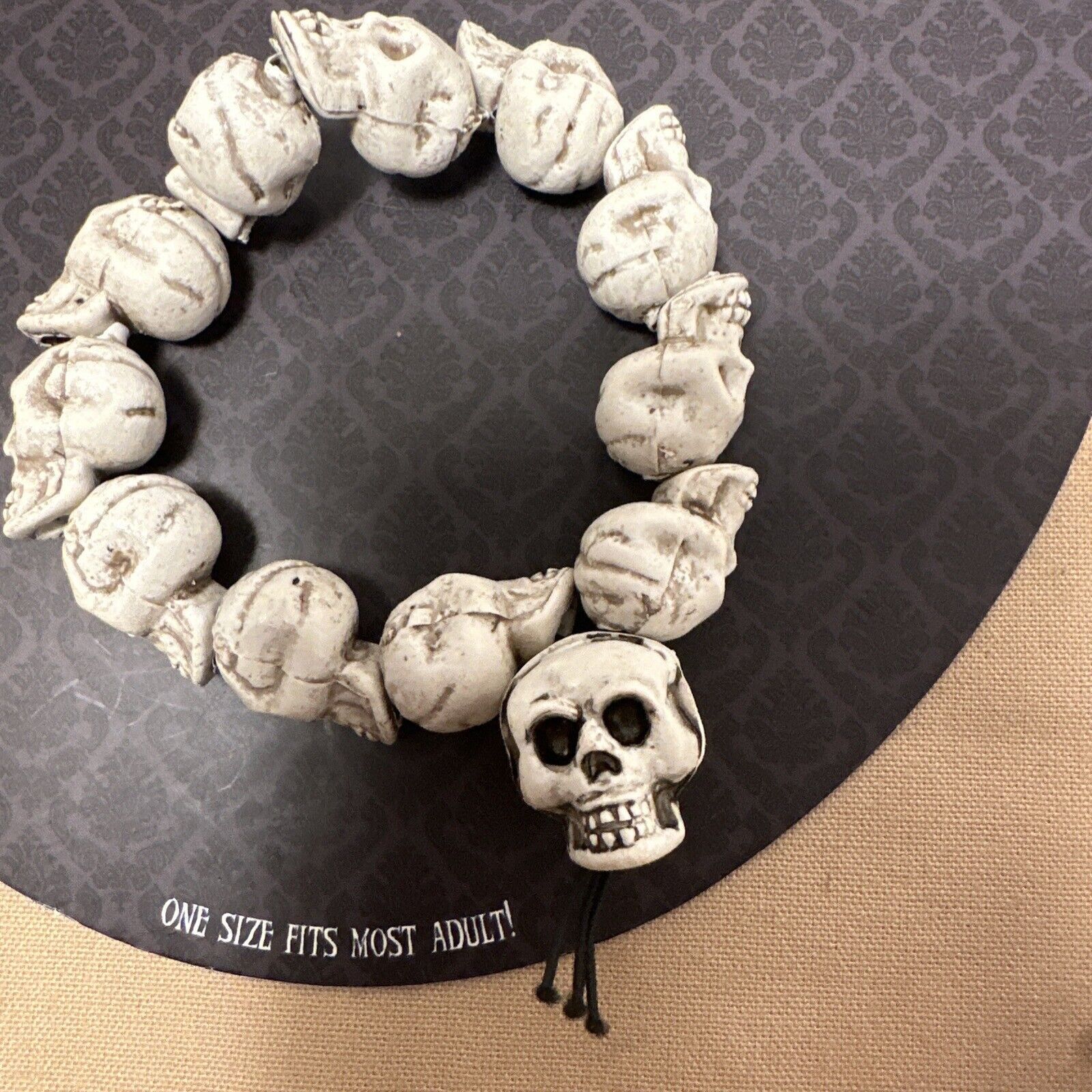 Other Gothic Faux Skul Set Bones Teeth Necklace Bracelet Voodoo Size ONE SIZE - 4 Thumbnail