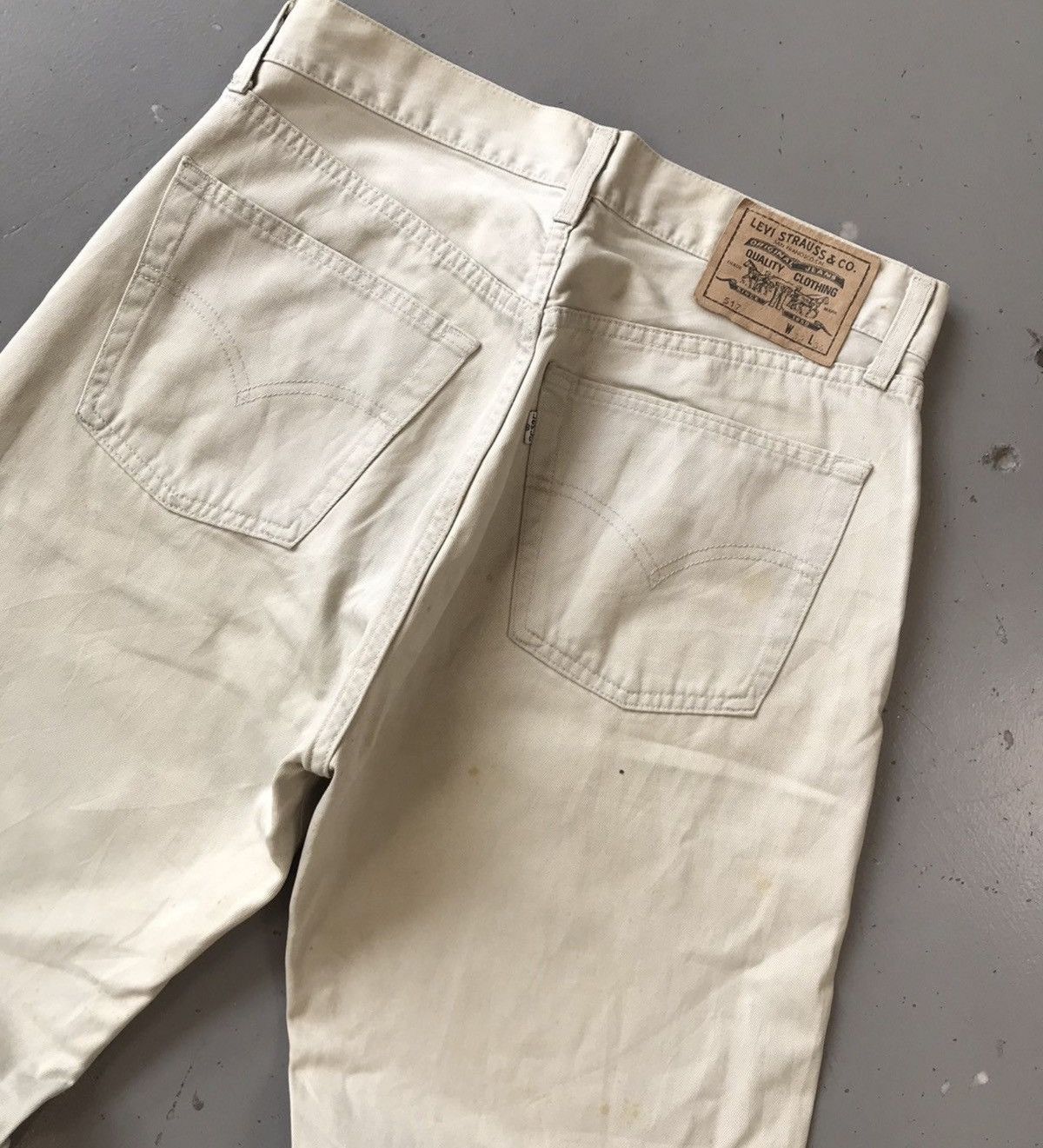 Levi's Vintage levis white tab off white denim Size US 32 / EU 48 - 7 Thumbnail