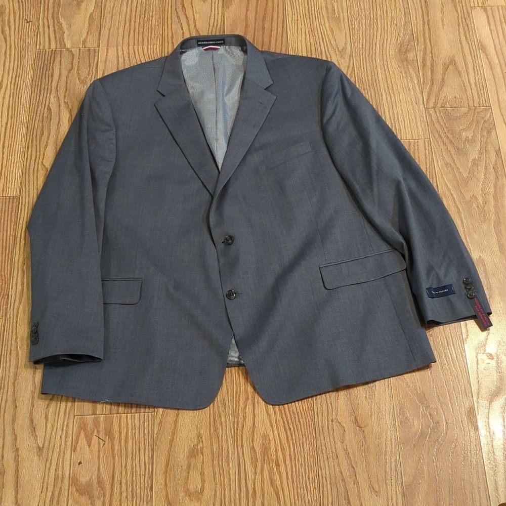 NEW Tommy Hilfiger wool-blend two-button blazer size 58R