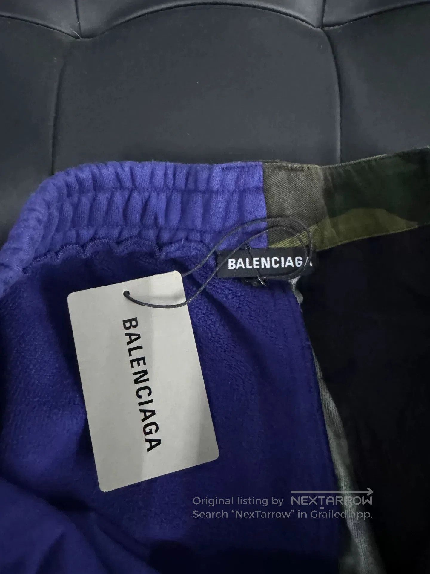 Balenciaga Balenciaga Camouflage Panel Blue Pants. Size US 28 / EU 44 - 3 Thumbnail