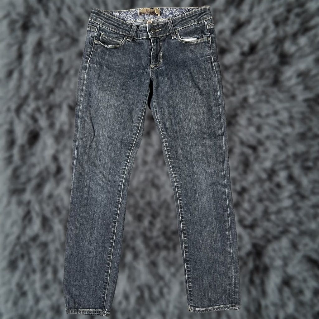 Paige Paige Skyline Jeans Women's Size 26 Blue Denim Low Rise Skinny 5-Pocket American Denim Jeans Size 26" / US 2 / IT 38 - 1 Thumbnail