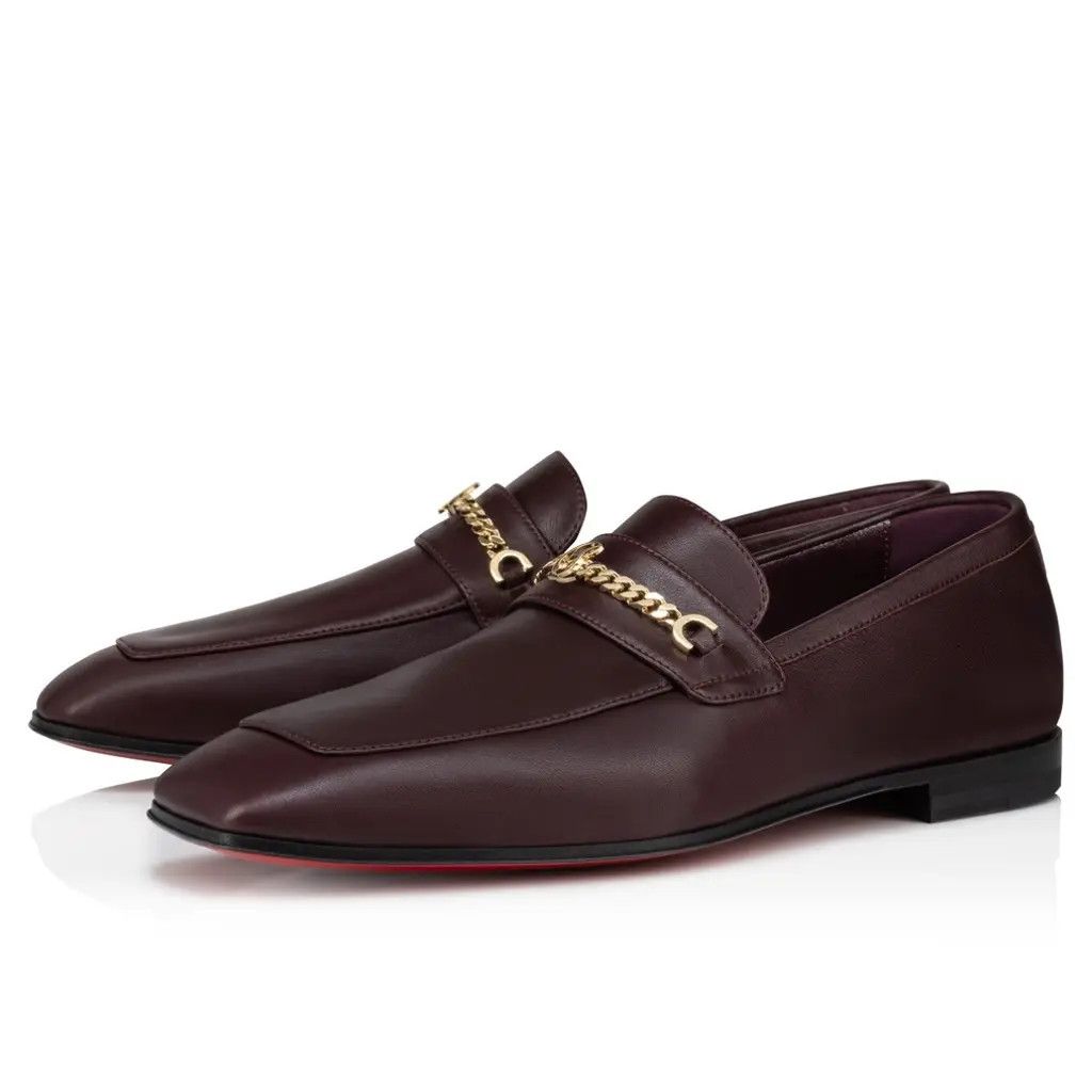 Christian Louboutin o1s1wg110225 Leather in Brown Size US 13 / EU 46 - 2 Thumbnail