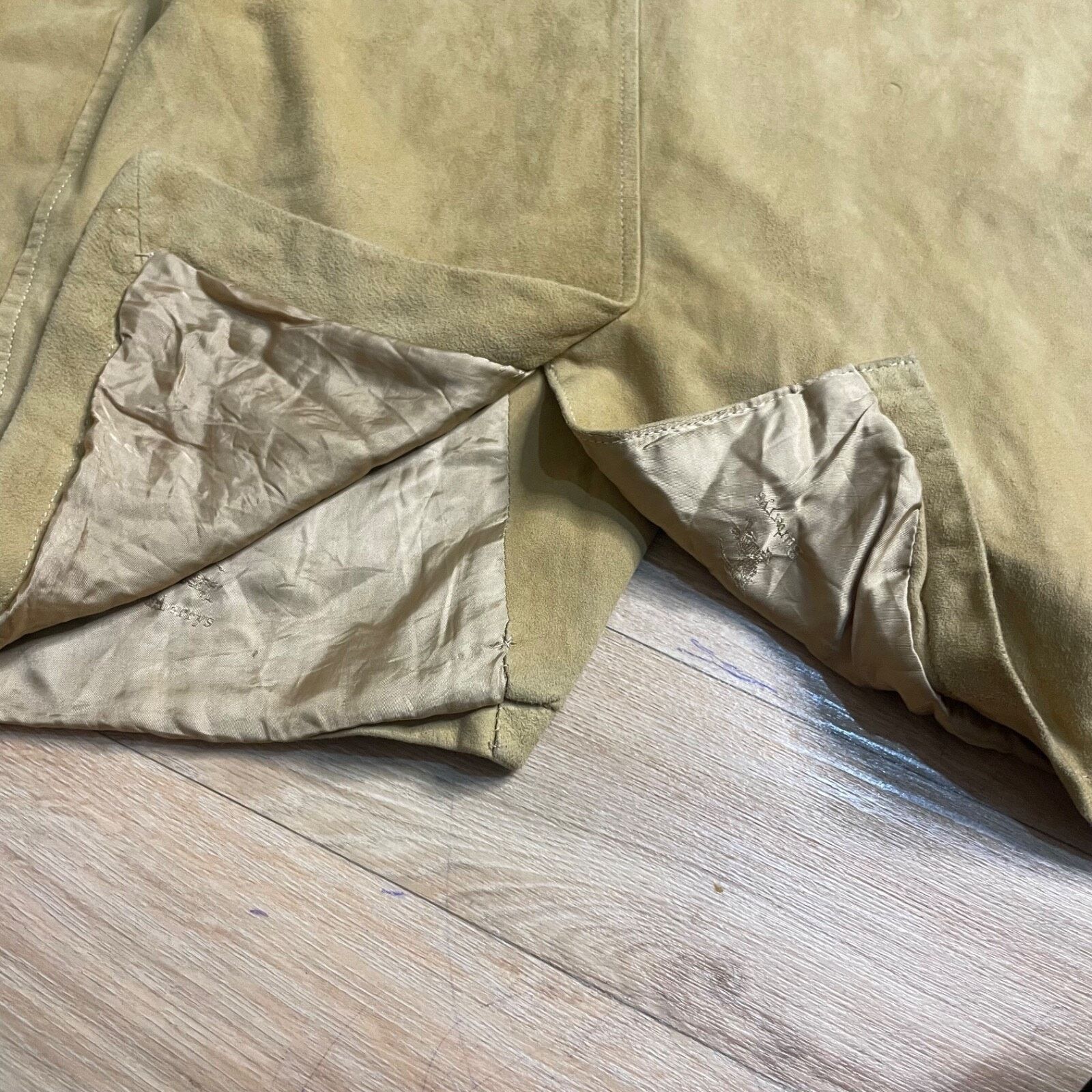 Burberry Vintage BURBERRY's Jacket coat SUEDE LEATHER BEIGE size L XL Size US XL / EU 56 / 4 - 9 Thumbnail