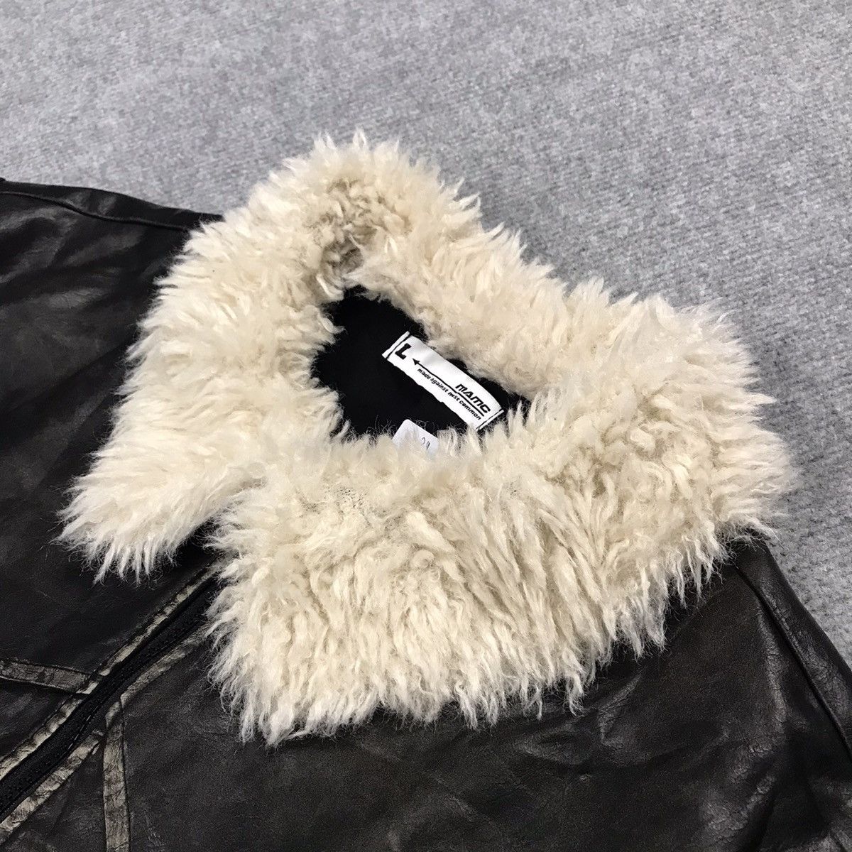 14th Addiction Mamc punk japan Ifsixwasnine style Leather cropped jacket Size US L / EU 52-54 / 3 - 12 Thumbnail