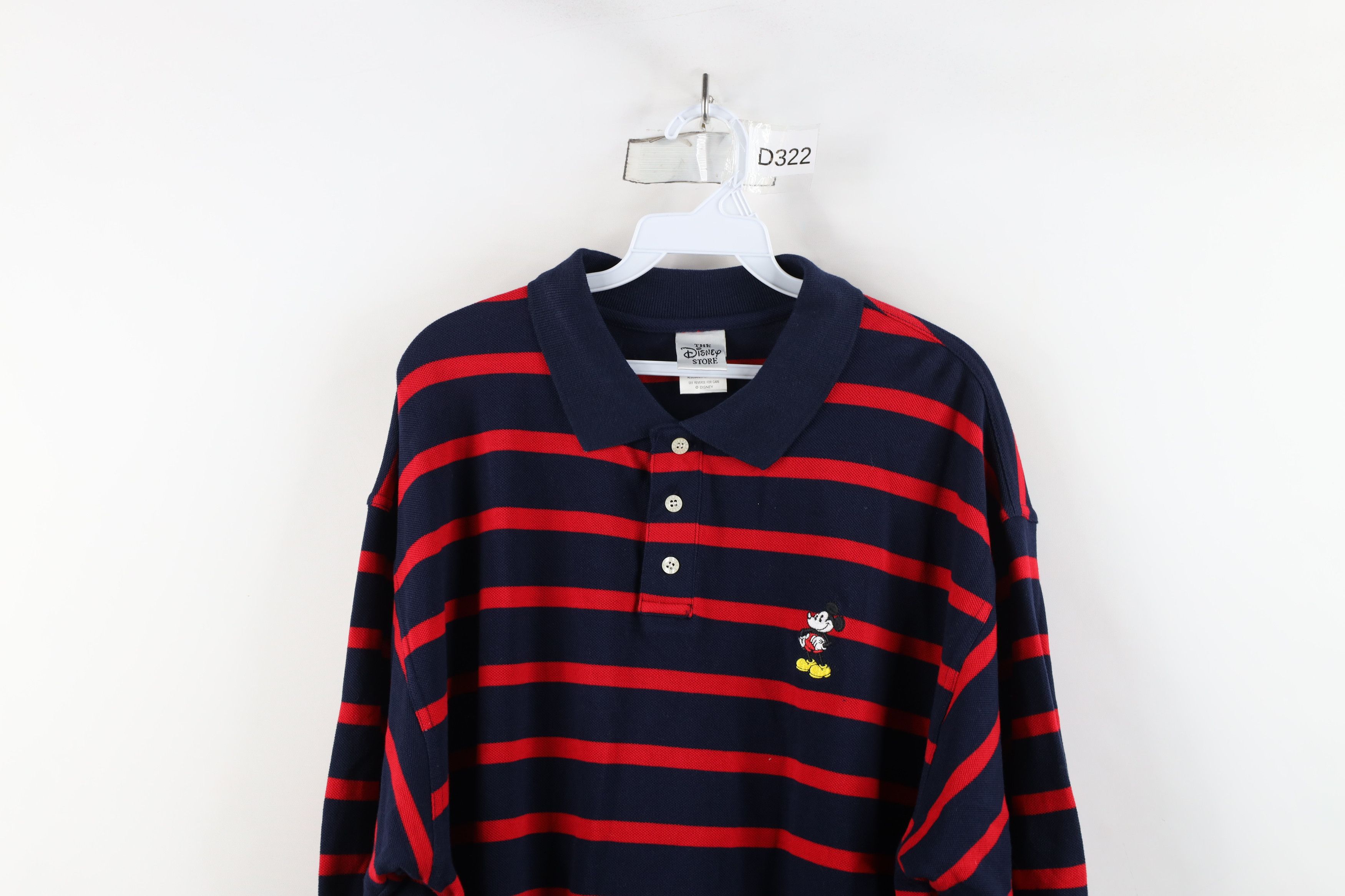 Disney × Vintage Vintage 90s Disney Mickey Mouse Collared Golf Polo Shirt Size US XL / EU 56 / 4 - 2 Thumbnail