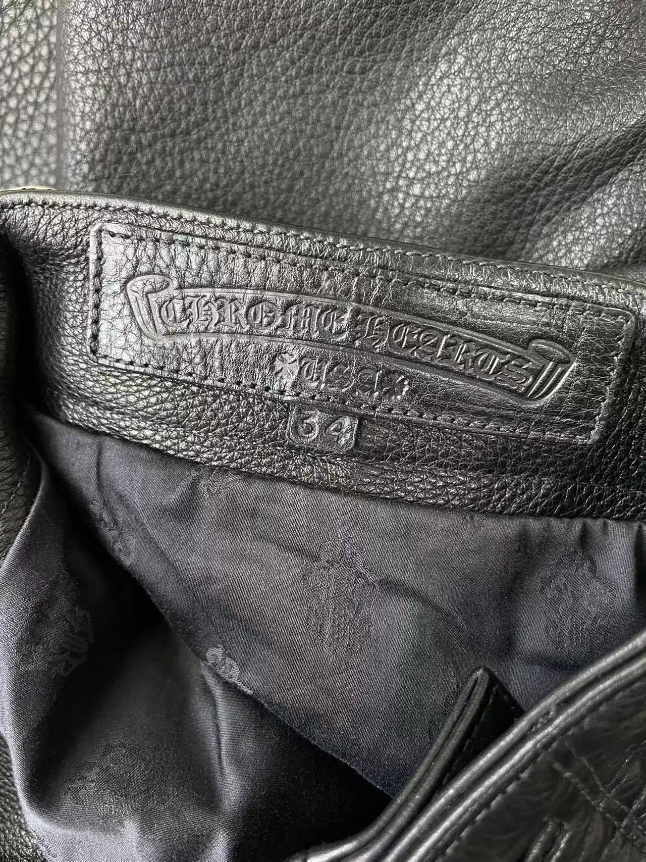 Chrome Hearts Chrome Hearts Black Cargo Leather Pants Size US 34 / EU 50 - 6 Thumbnail