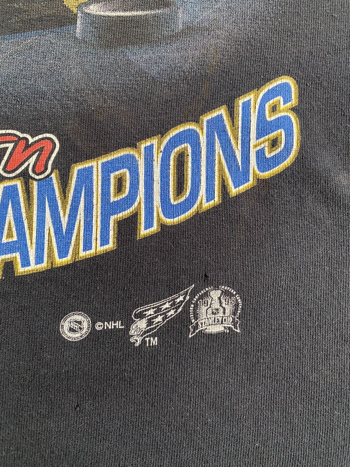 NHL Vintage 1998 Washington Capitals Eastern Champs 3XL Tee Size US XXL / EU 58 / 5 - 11 Thumbnail