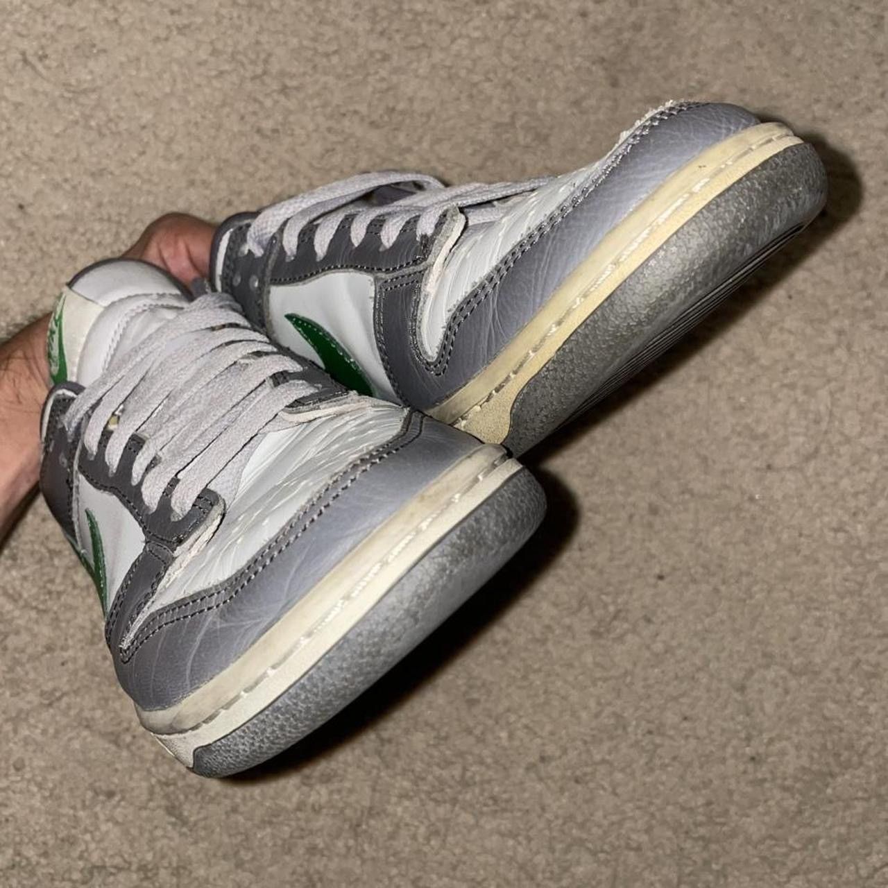 Nike Nike vintage 2003 grey green dunk shoe Size US 7.5 / EU 40-41 - 6 Thumbnail