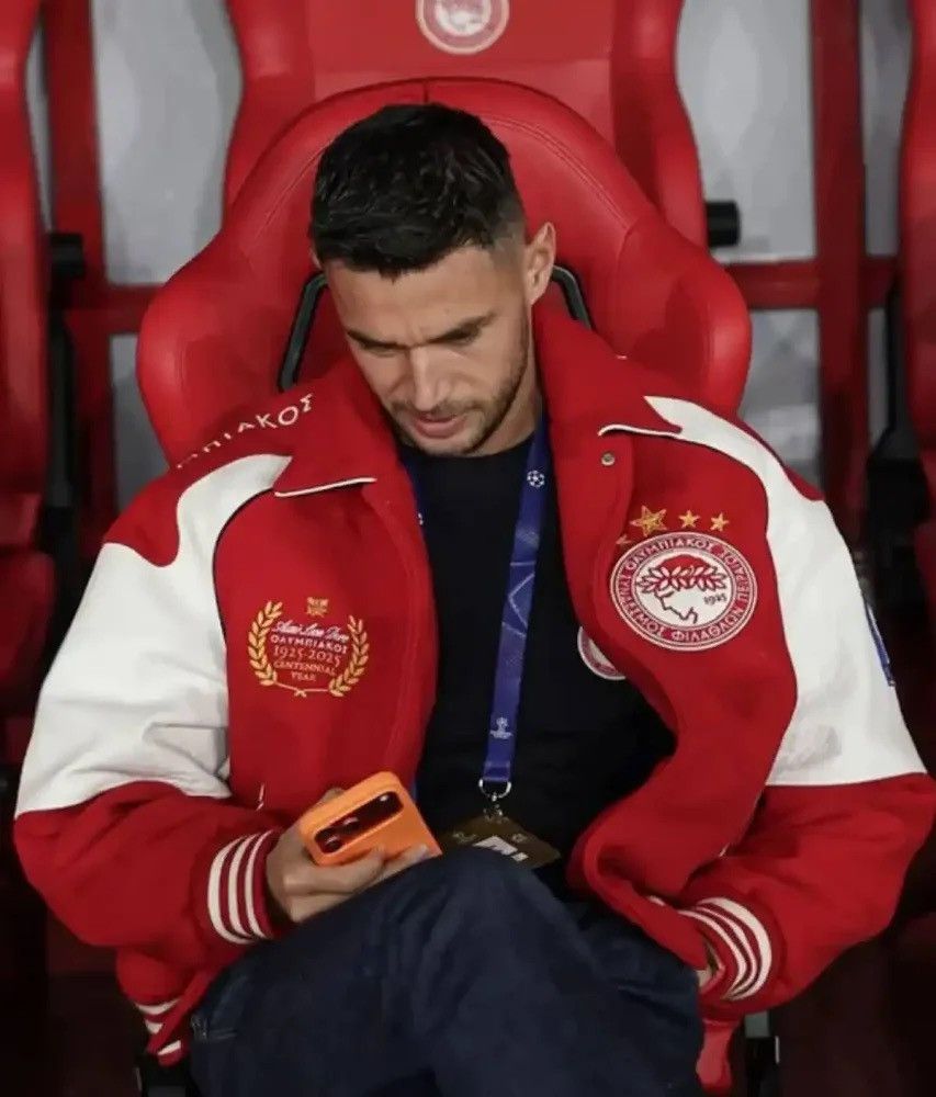 Aime Leon Dore Aime Leon Dore ALD / Olympiacos F.C. Varsity Jacket size XXL Size US XXL / EU 58 / 5 - 1 Thumbnail
