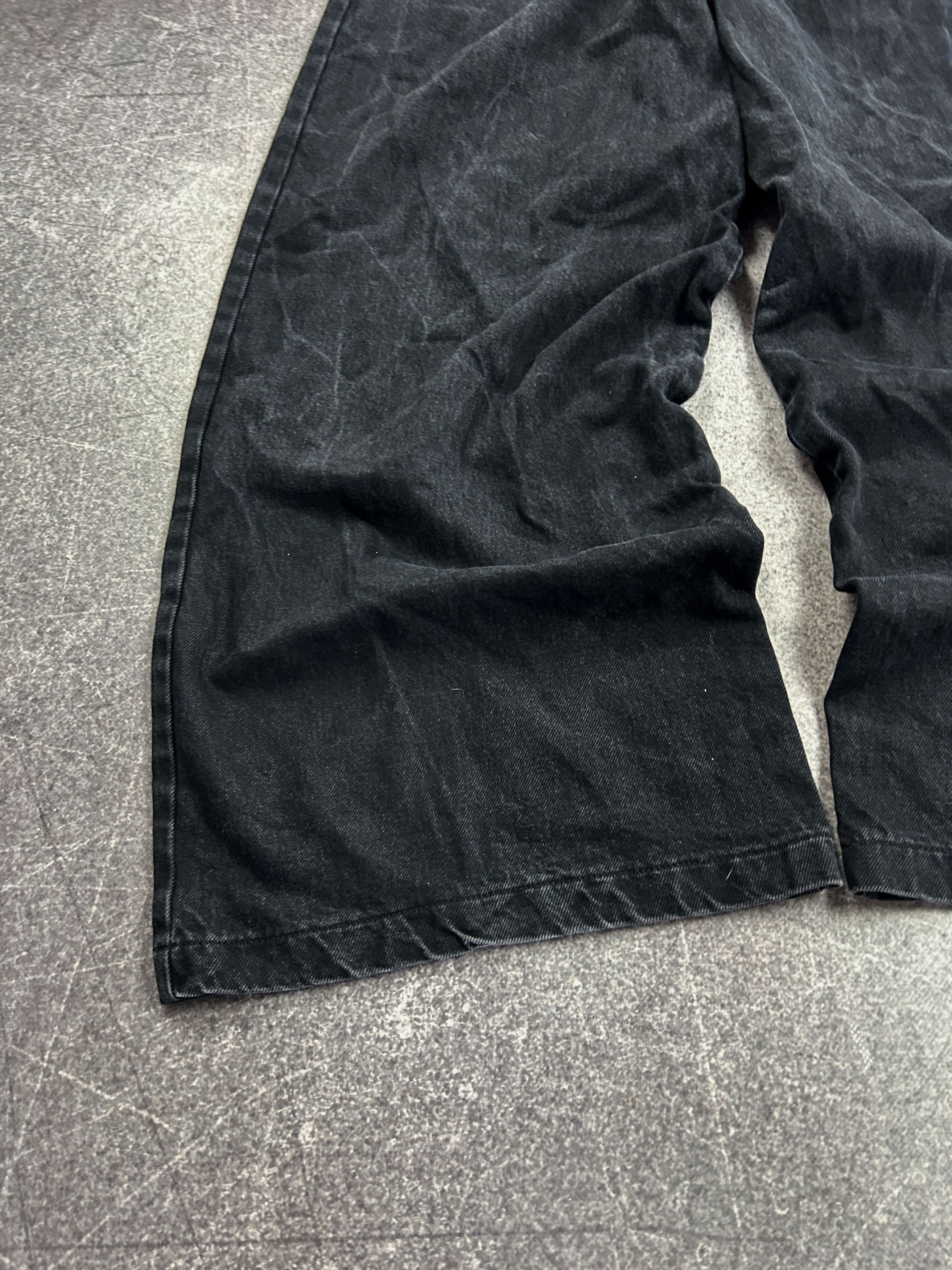 Japanese Brand VTG BALENCIAGA RICK OWENS STYLE ULTRA FLARED JEANS 90s Size US 32 / EU 48 - 3 Thumbnail