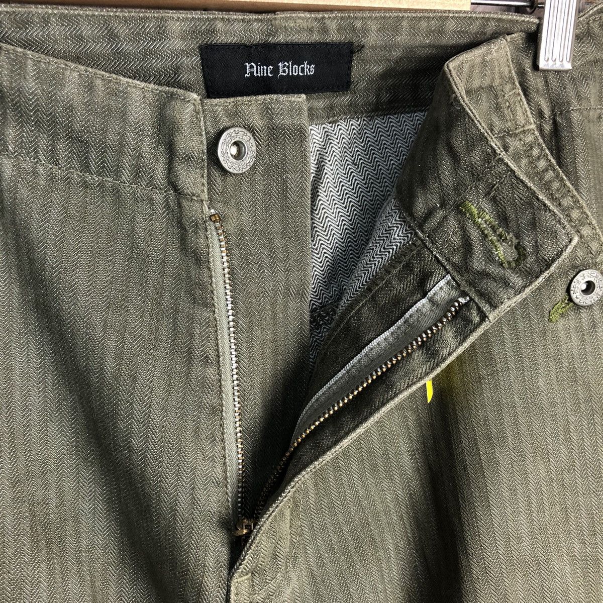 If Six Was Nine Nine Blocks faded utility Cargo Multipocket Pants #A813 Size US 32 / EU 48 - 15 Thumbnail