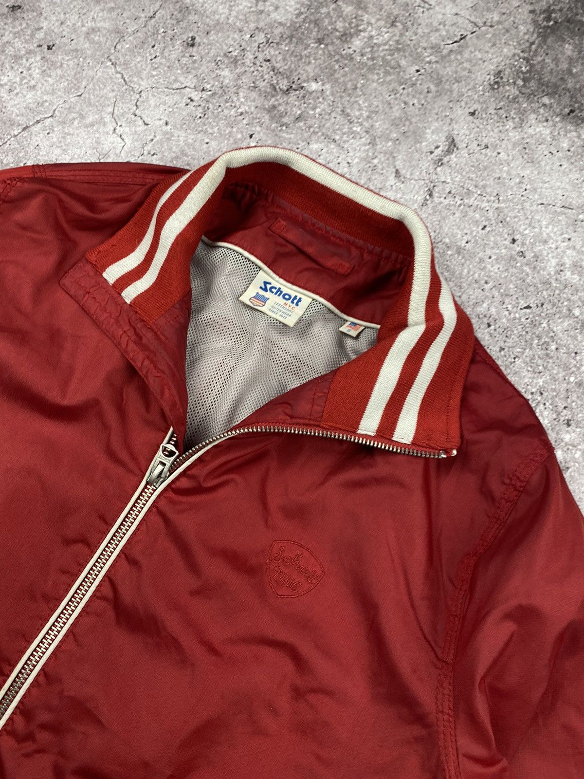 Schott × Vintage Vintage Schott Nylon Bomber Jacket Streetwear Military Rare Size US S / EU 44-46 / 1 - 3 Thumbnail