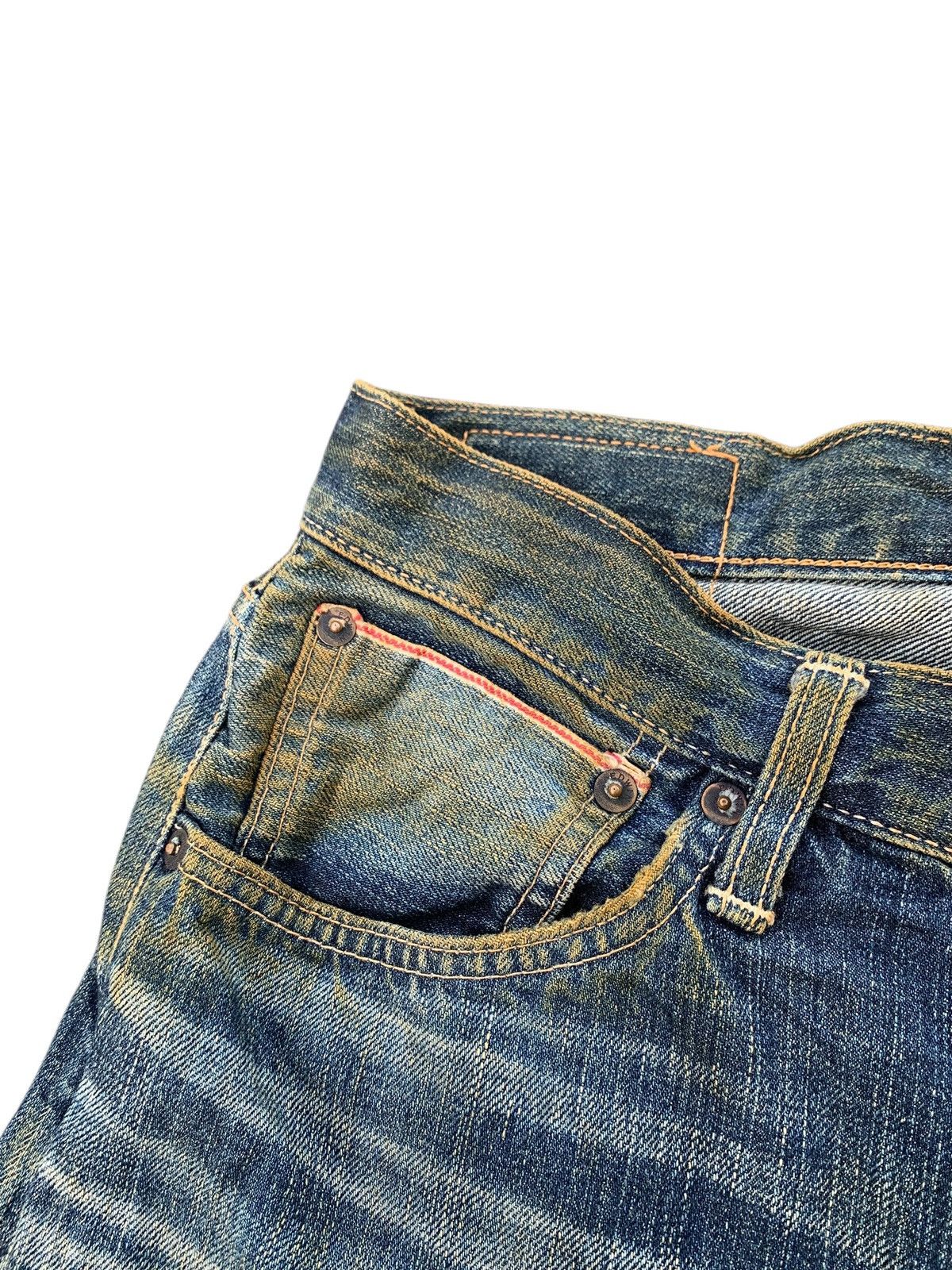Edwin VINTAGE EDWIN SELVEDGE 505s JAPANESE DISTRESSED DENIM Size US 32 / EU 48 - 18 Thumbnail