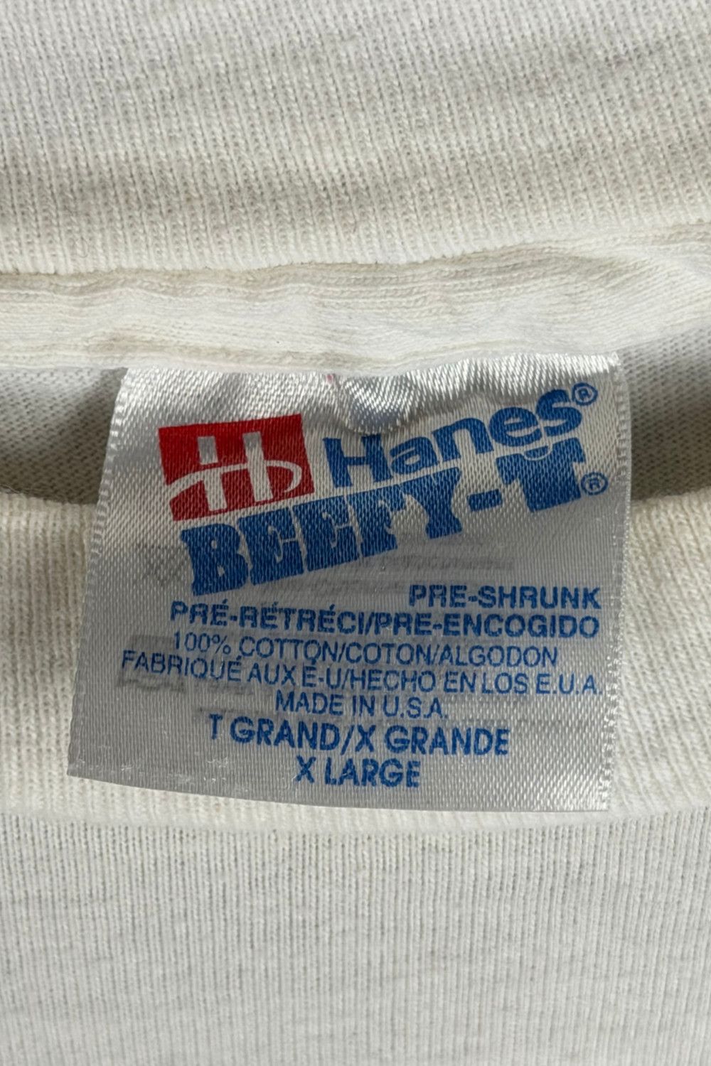 Hanes Vintage 1992 Zebra Wildlife Tee Earth Tones Single Stitch Size US XL / EU 56 / 4 - 3 Thumbnail