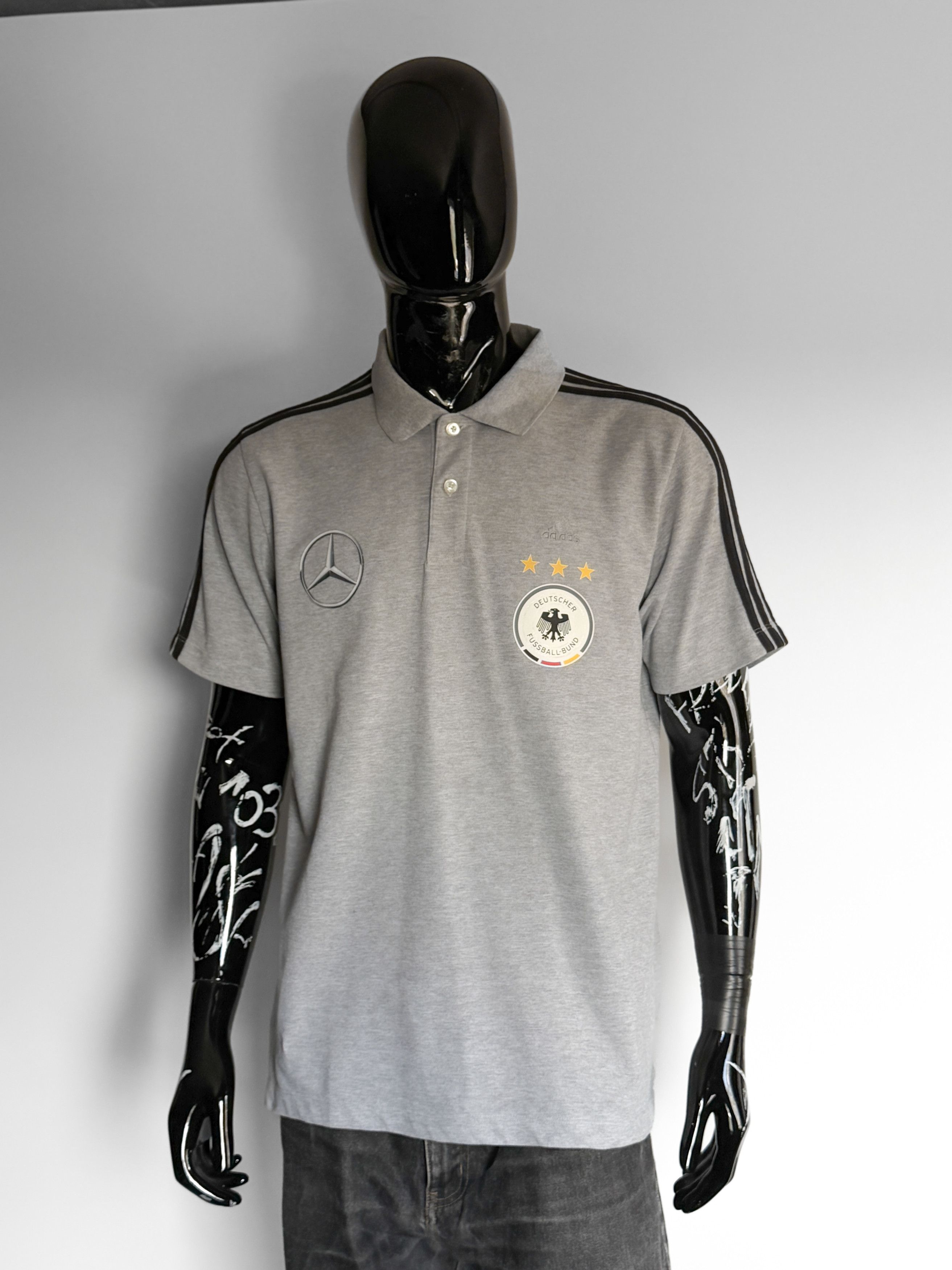 Adidas Adidas x Mercedes-Benz Clima365 Vintage Men’s Polo Shirt Size US L / EU 52-54 / 3 - 1 Thumbnail
