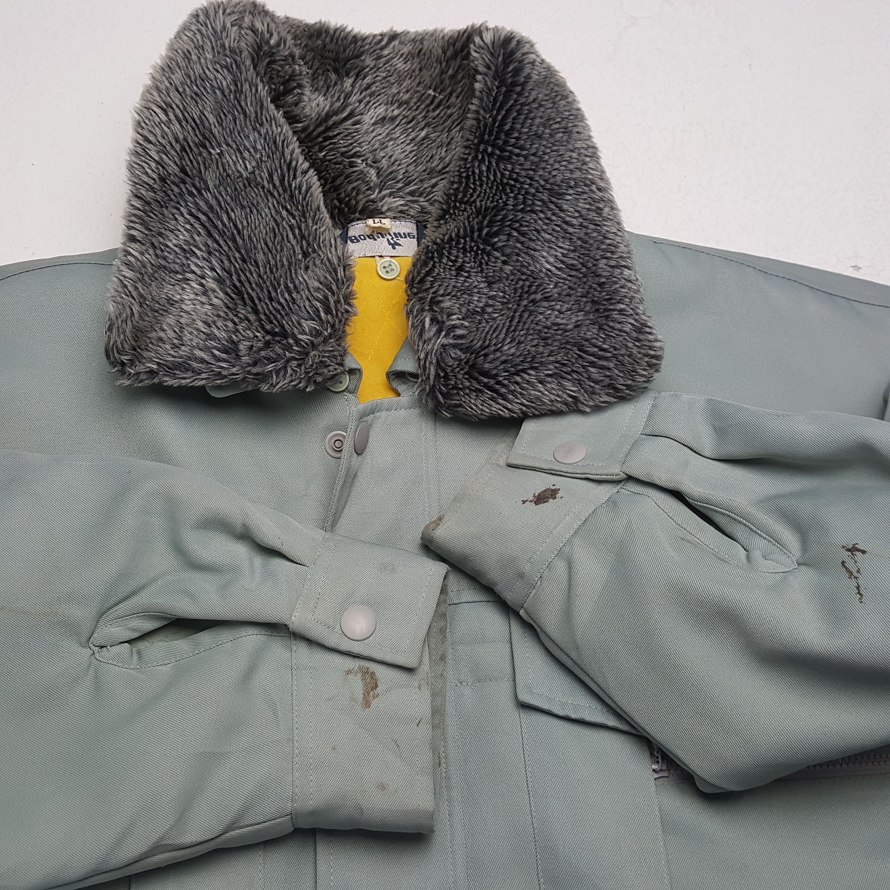 Japanese Brand × Vintage Vintage YAMATO TRANSPORT Racing Style Winter Jacket Size US L / EU 52-54 / 3 - 10 Thumbnail