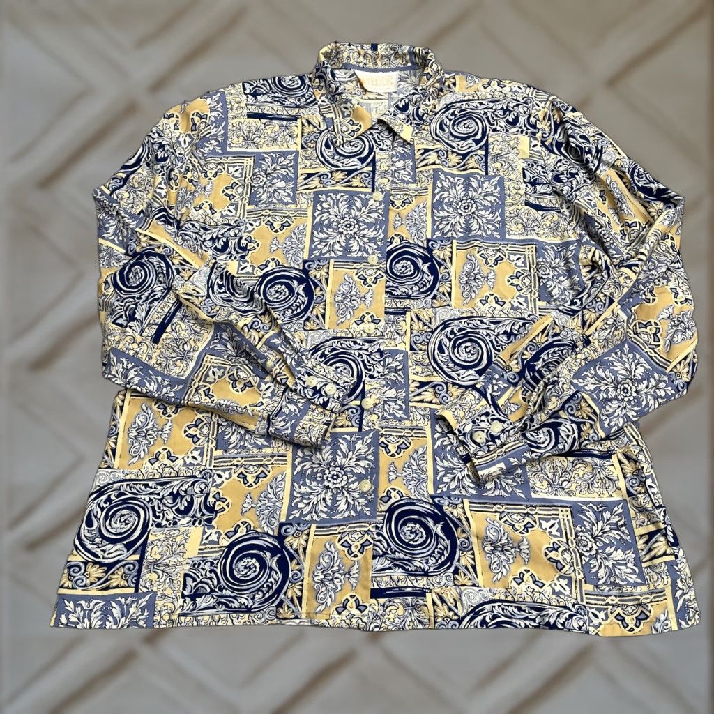 Pendleton Pendleton Vintage Set Of 2 Pleated Skirt Blouse Women 10 Multi Floral Coordinate Size L / US 10 / IT 46 - 1 Thumbnail