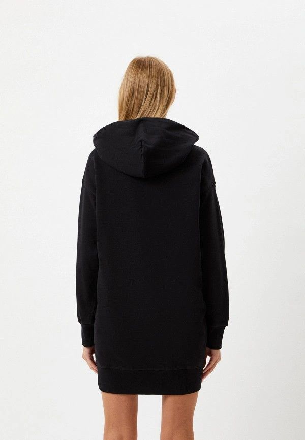 Kenzo o1y1025 Hooded Mini Dress in Black Size XS / US 0-2 / IT 36-38 - 3 Thumbnail