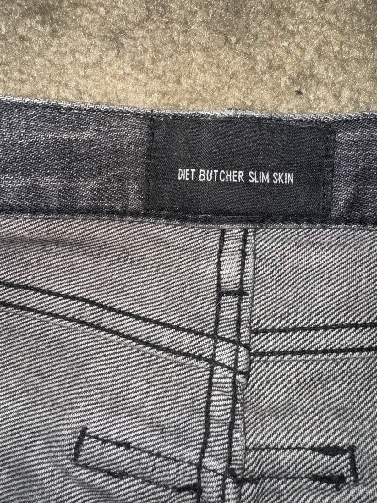 Diet Butcher Slim Skin DIET BUTCHER SLIM SKIN SKINNY JEANS JAPANESE DESIGNER Size US 30 / EU 46 - 4 Thumbnail