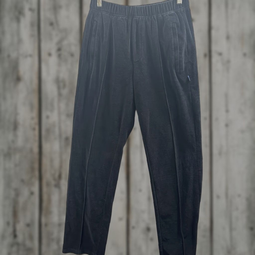 OPENING CEREMONY Velour Track Pants Women’s Small Black Adult Small Pants Athleisure Designer 90s Bohemian Casual Mens Womens?