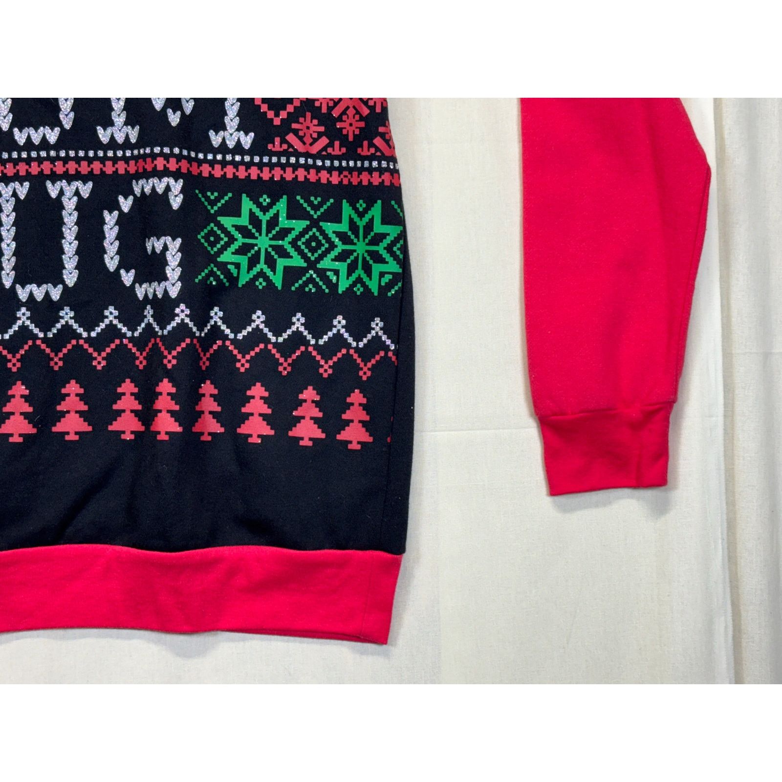 The Unbranded Brand Bah Hum Bug Christmas Sweater Women’s XL Funny Holiday Size XL / US 12-14 / IT 48-50 - 9 Thumbnail