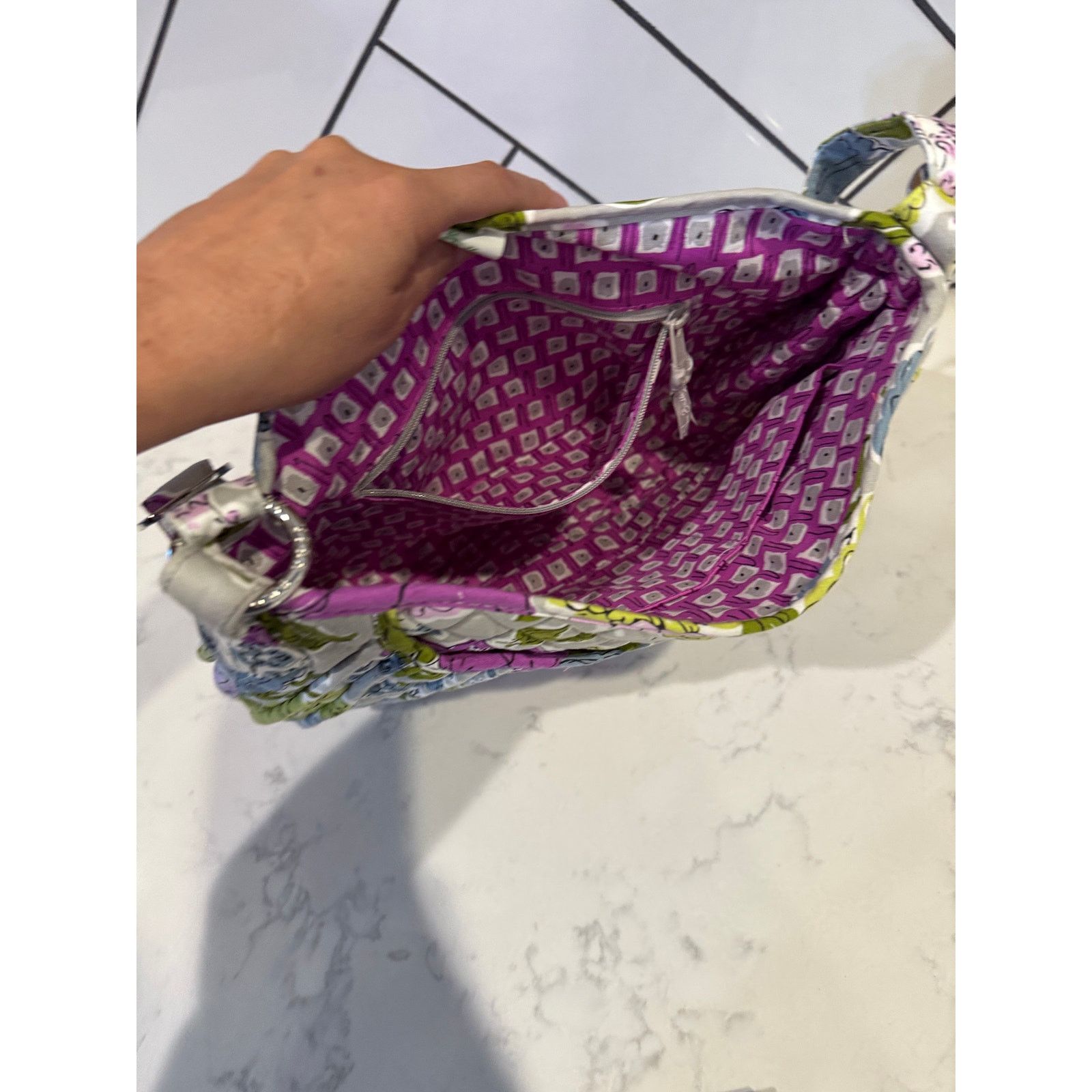 Vera Bradley Vera Bradley water color Floral Pattern Crossbody Purse Size ONE SIZE - 15 Thumbnail
