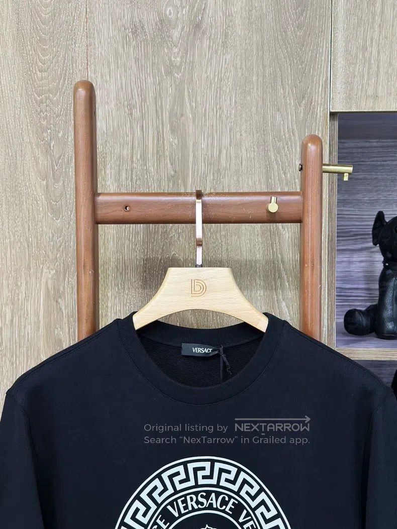 Versace Versace Black crewneck casual sweatshirt Size US S / EU 44-46 / 1 - 3 Thumbnail