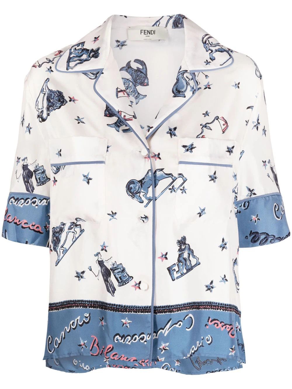 Fendi o1loc1c0824 Shirt in Multicolor Size US XS / EU 42 / 0 - 1 Thumbnail