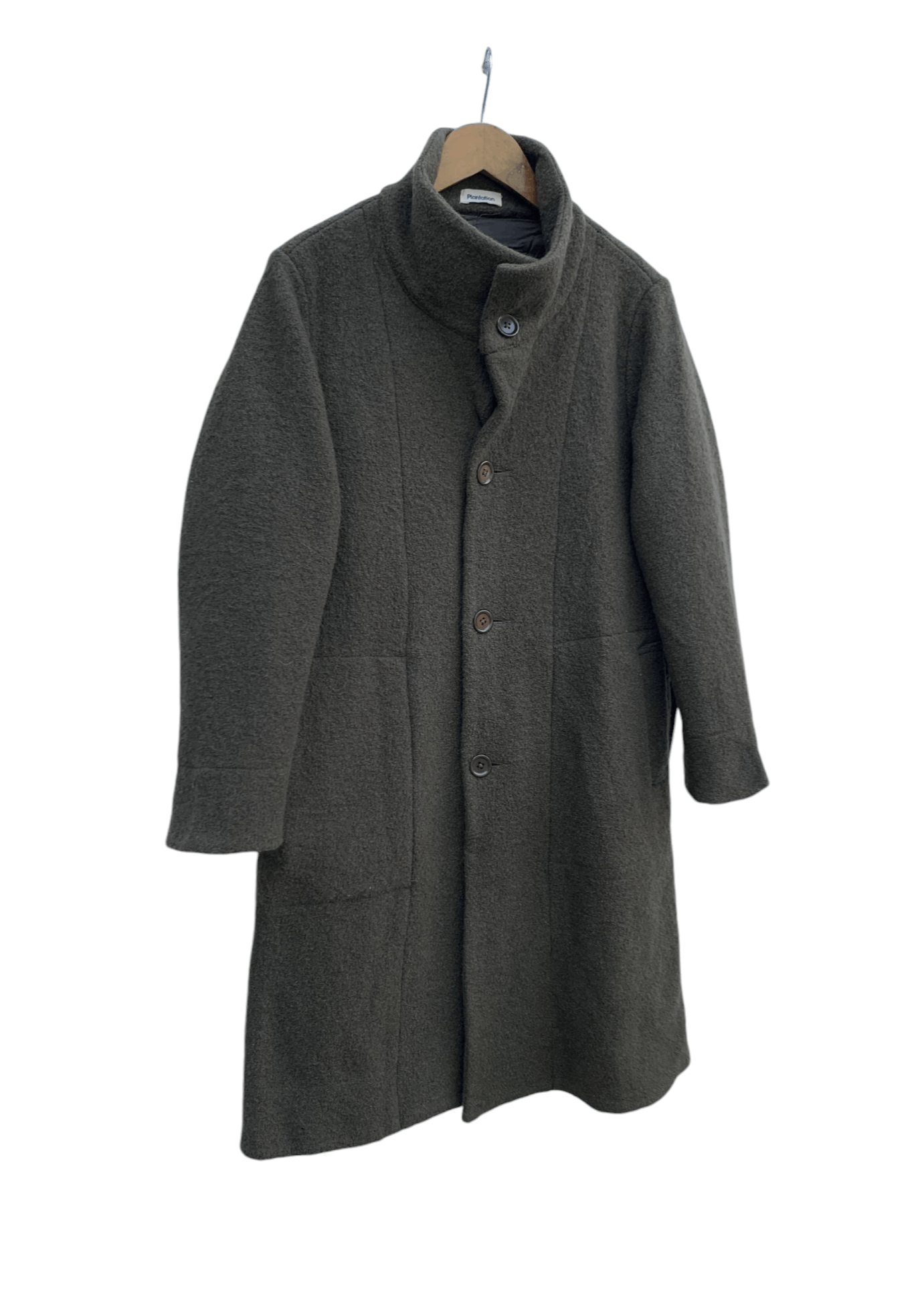 Issey Miyake 🇯🇵 Plantation X Issey Miyaki Trench Coat Wool Jacket Size US M / EU 48-50 / 2 - 4 Thumbnail