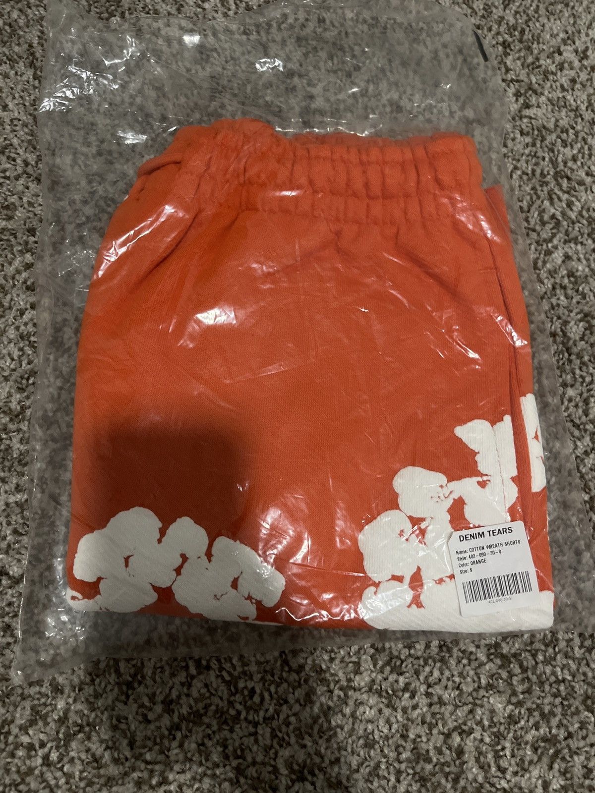 DENIM TEARS Denim Tears Orange Sweatshort Size Small Size US 28 / EU 44 - 3 Thumbnail