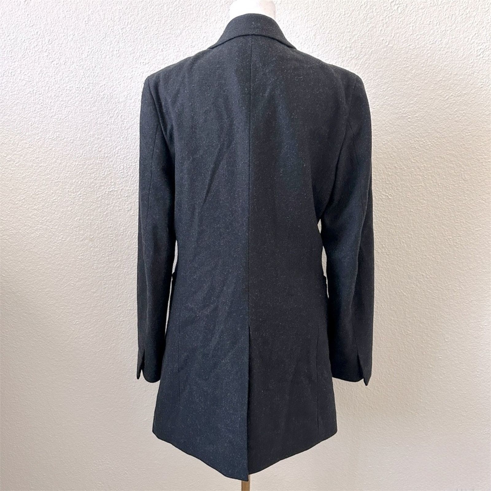 Jil Sander JIL SANDER +J x Uniqlo Single Breasted Wool Coat Grey XS Size XS / US 0-2 / IT 36-38 - 4 Thumbnail