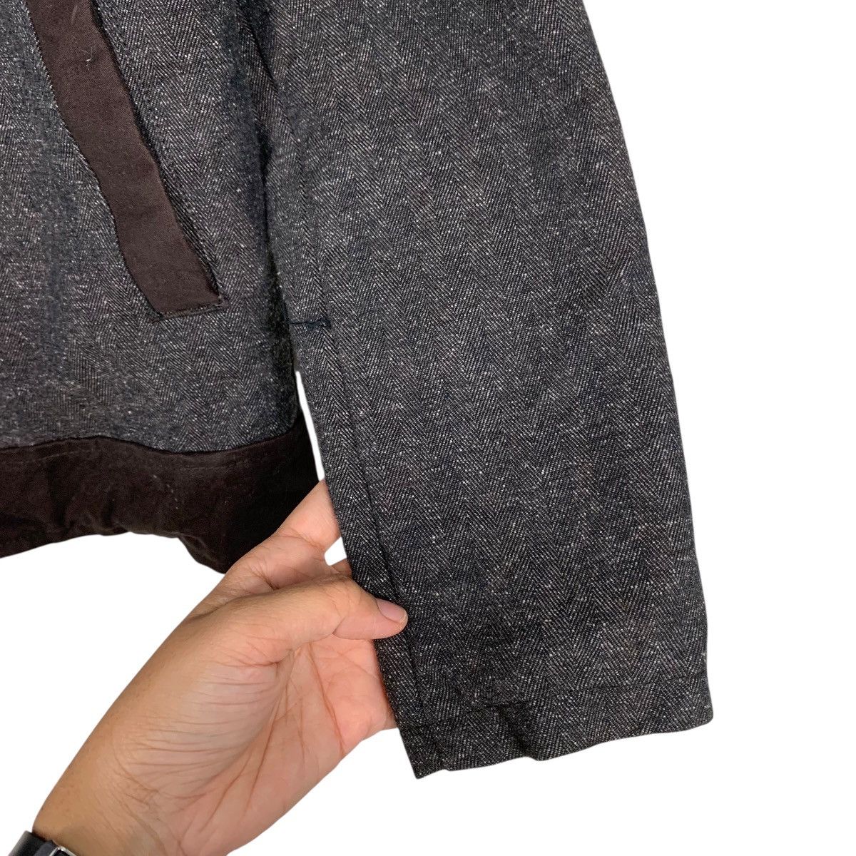 Japanese Brand Japanese Brand C.Brumes Herringbone Jacket Size US S / EU 44-46 / 1 - 13 Thumbnail