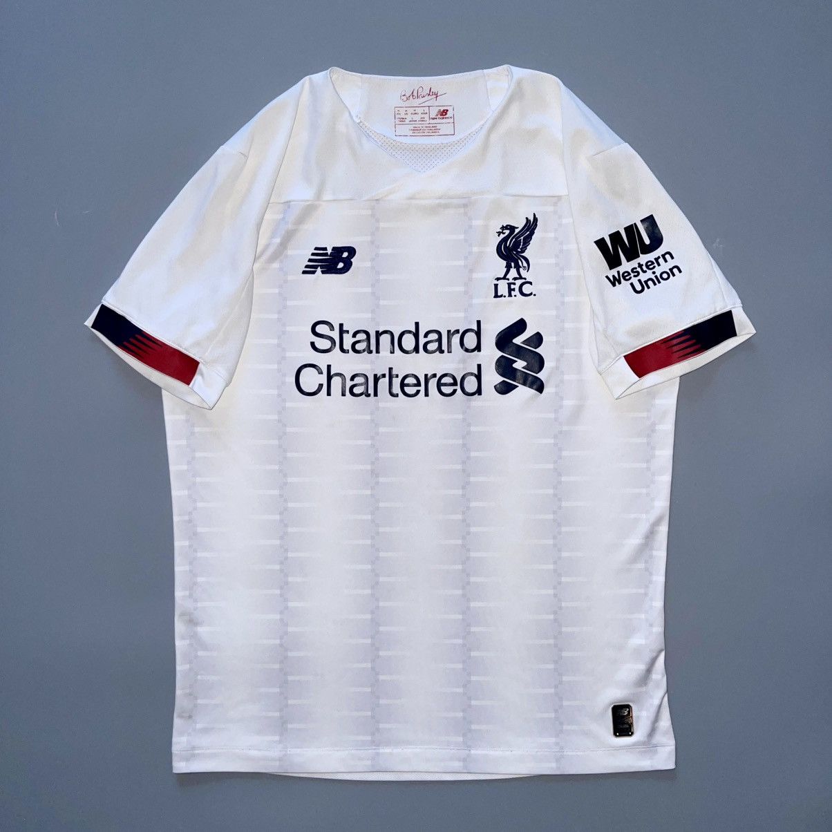New Balance × Vintage LIVERPOOL NEW BALANCE 2019/2020 SOCCER AWAY JERSEY #4 VIRGIL Size US M / EU 48-50 / 2 - 2 Thumbnail