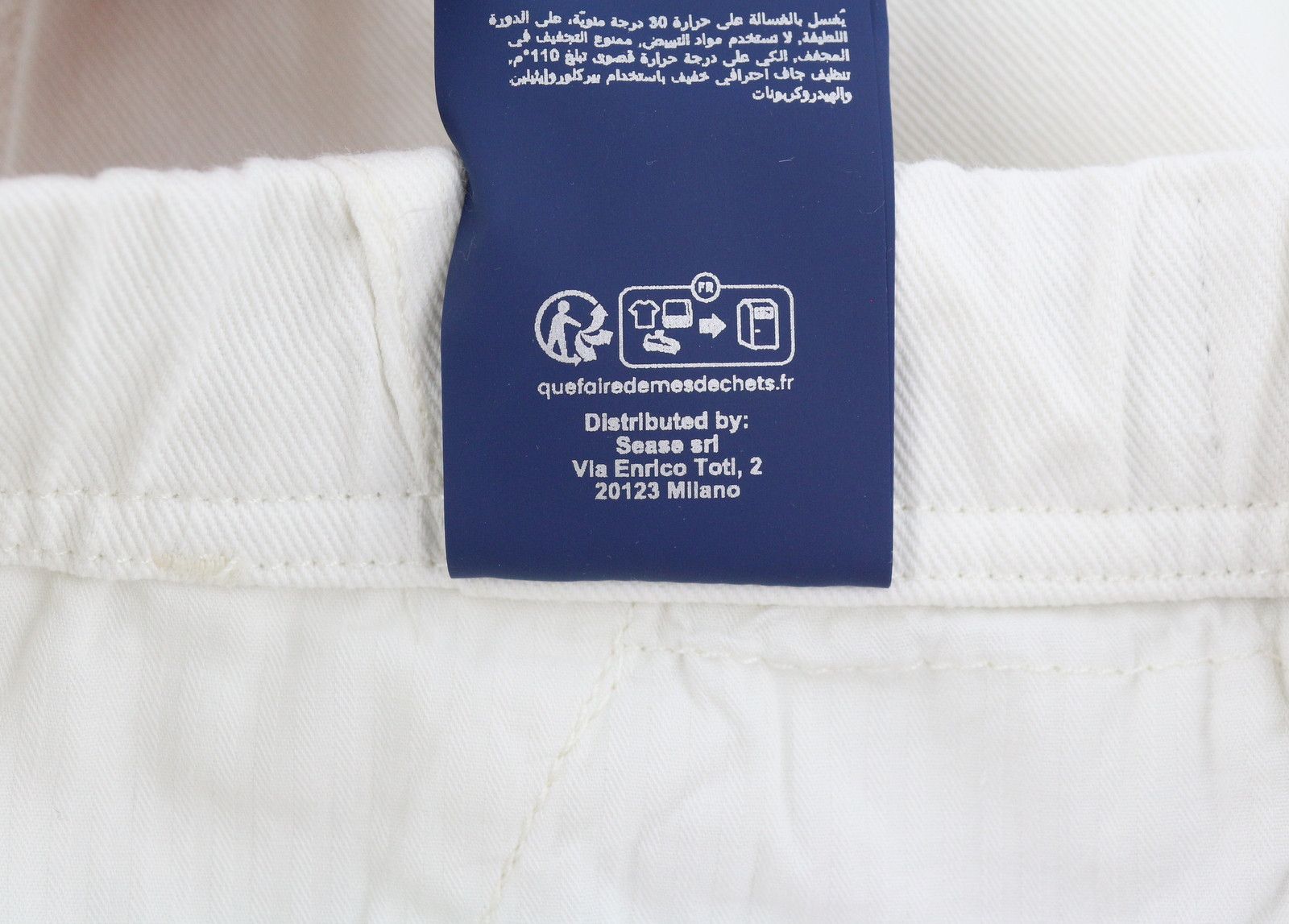 SEASE AM08 CARGO BELT W30 White Elastic Waist 89919 Size US 30 / EU 46 - 10 Thumbnail
