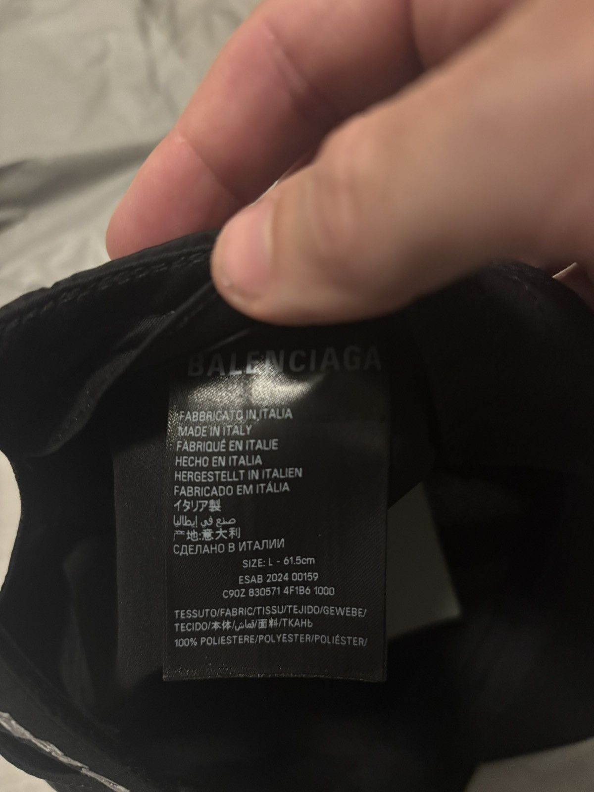 Balenciaga BALENCIAGA LOOP INFINITY MASK CAP Size ONE SIZE - 8 Thumbnail