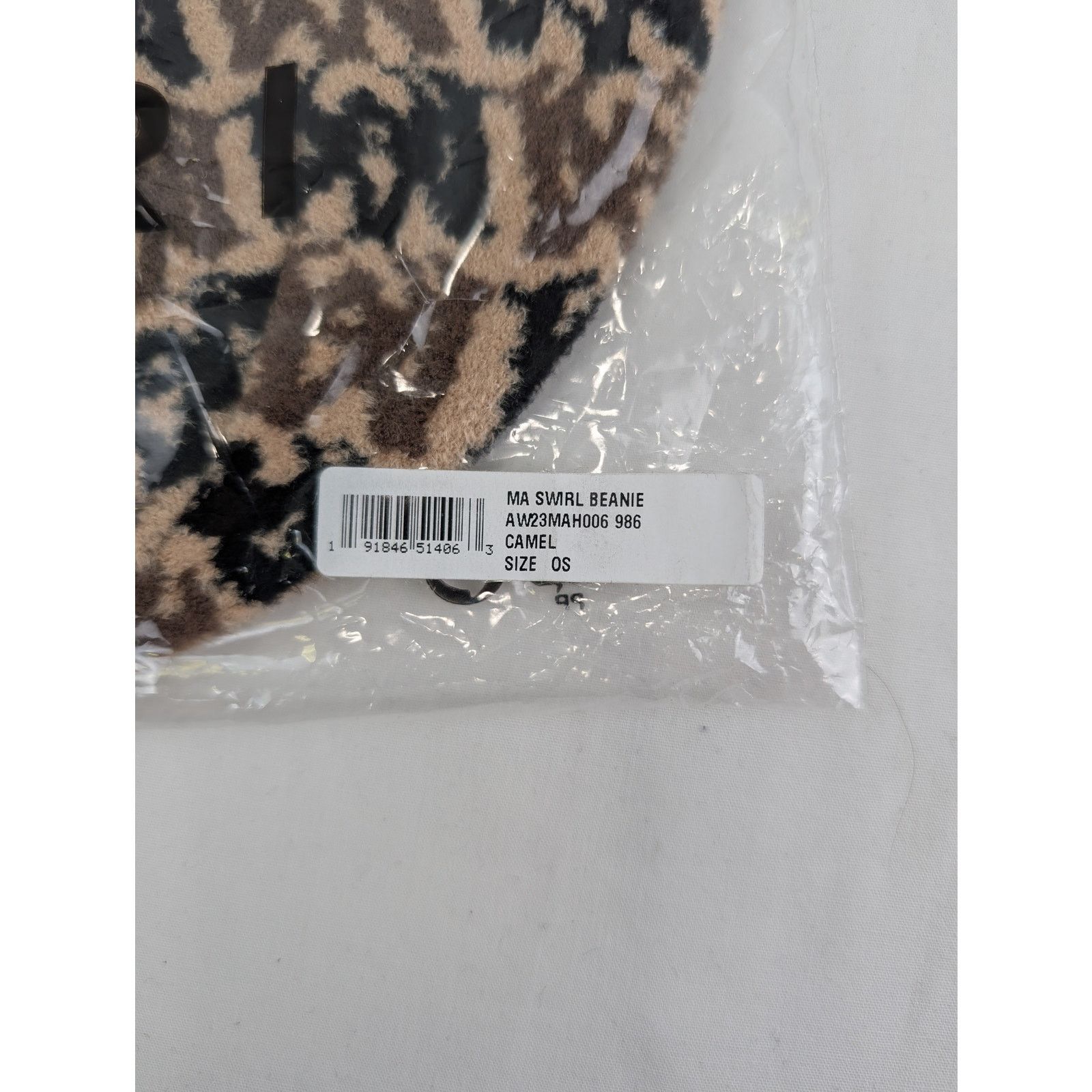 Amiri o1rshd1 Q:4 / Size: OS / MA Swirl Beanie Cap / Hat in Camel Size ONE SIZE - 11 Thumbnail