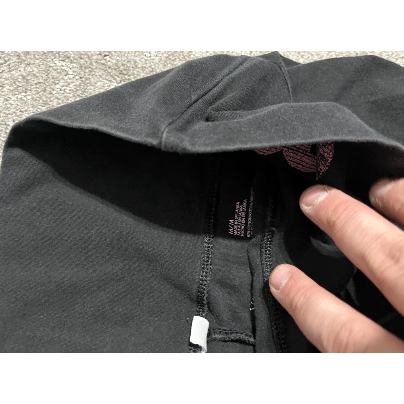 Victoria's Secret Victoria's Secret Women's Capris Leggings Black Cotton Stretch M Activewear Size 32" / US 10 / IT 46 - 2 Thumbnail