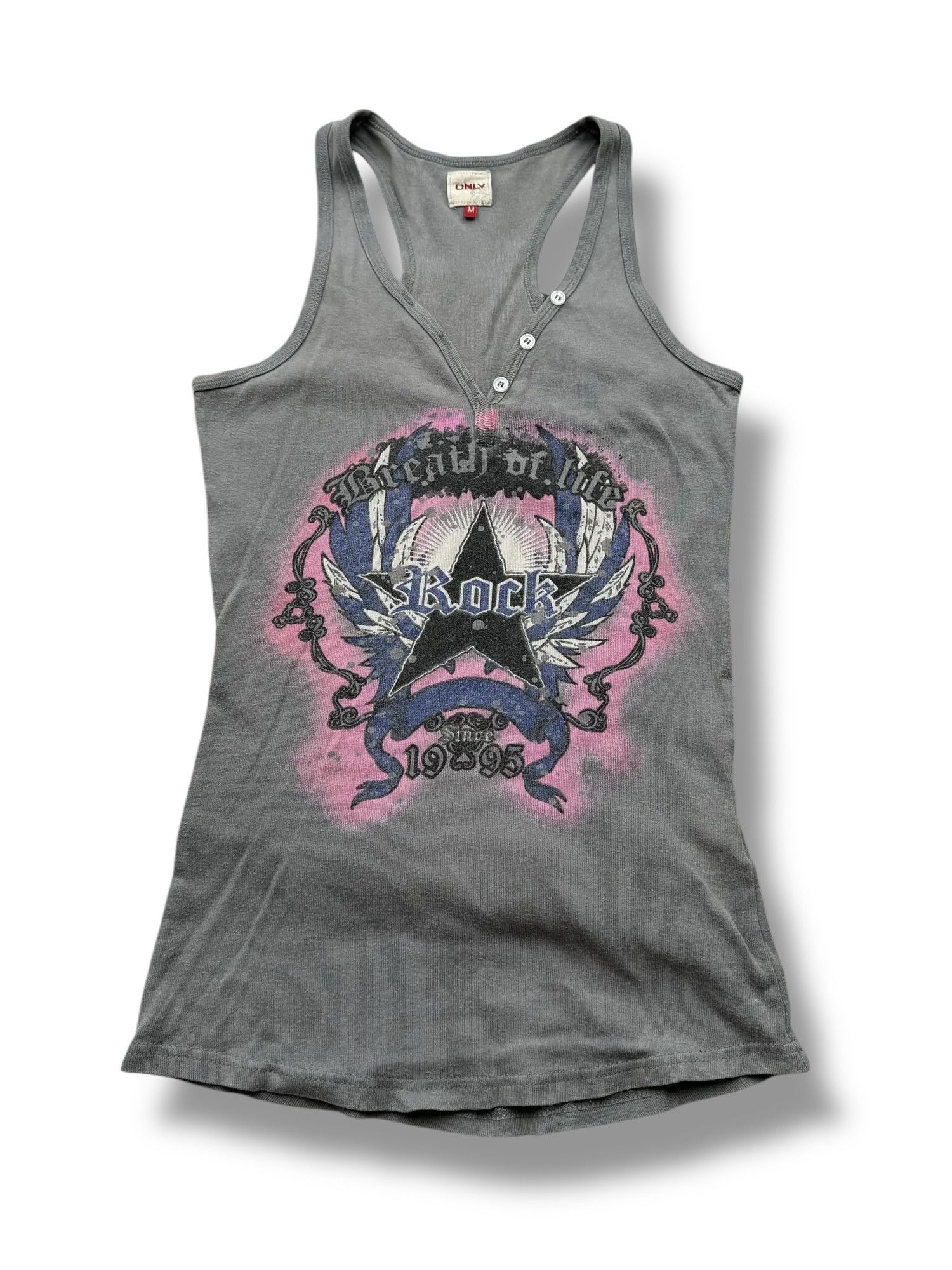 Vintage Y2K Glamour Tank Top(V121) Size M / US 6-8 / IT 42-44 - 1 Thumbnail